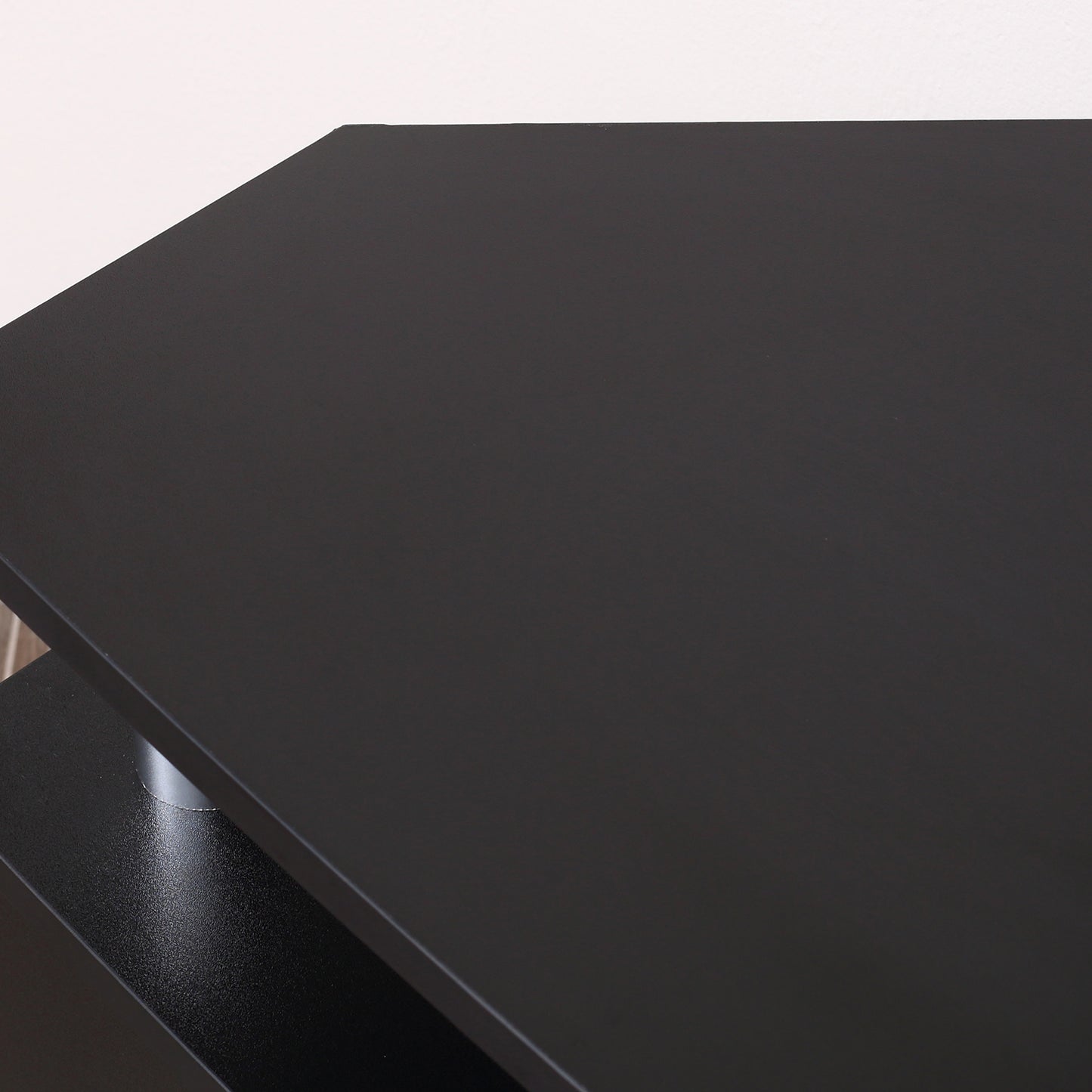 HOMCOM TV Unit Cabinet For TVs Up To 55 Inches With 120 Cm Top Shelf And Two Storage Cupboards For Living Room Black