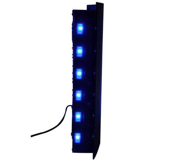 HOMCOM 7-Color LED Wall-Mounted Electric Fireplace with Curved Glass Design, 900/1800W - ALL4U RETAILER LTD
