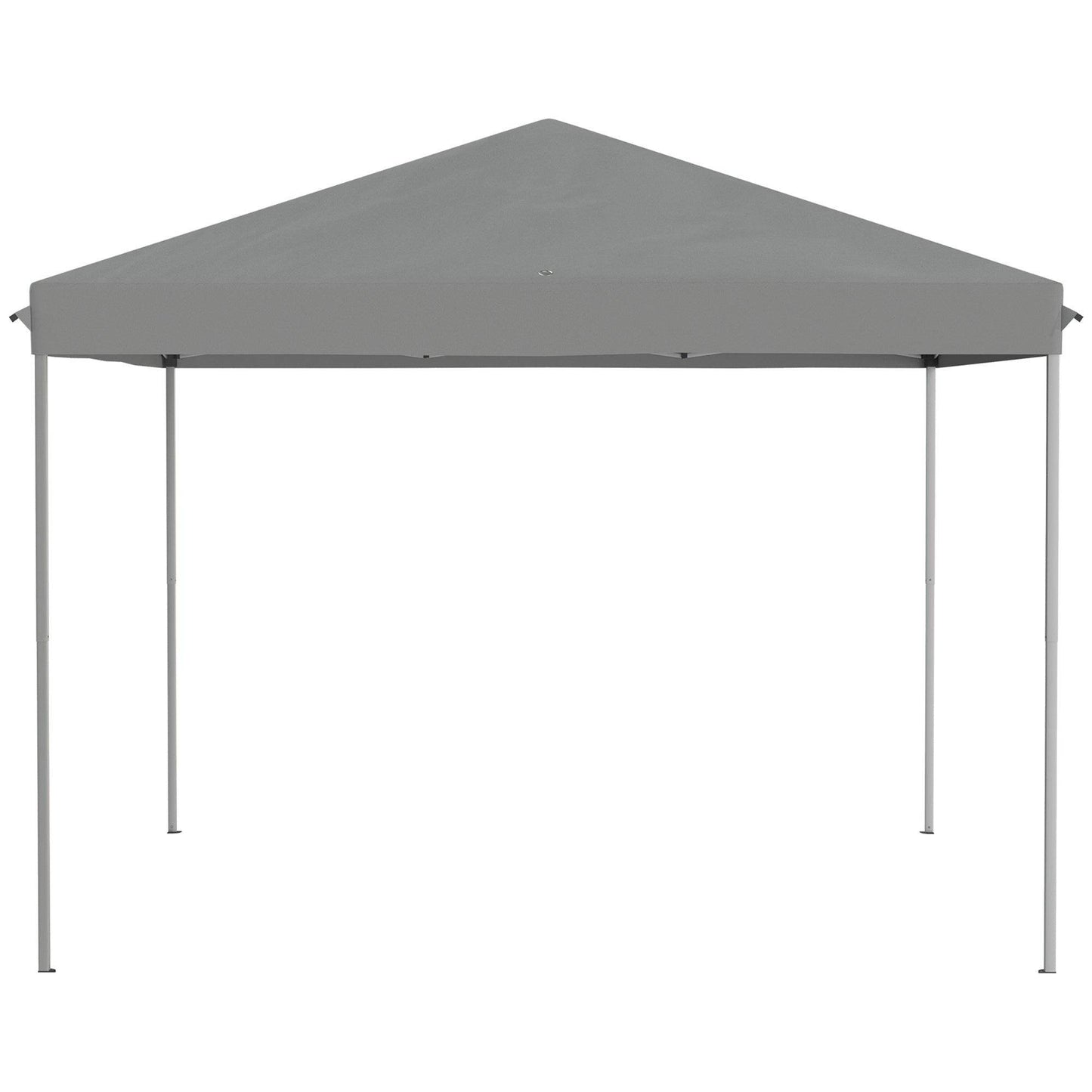 Outsunny Heavy Duty Pop Up Gazebo with Removable Mesh Sidewall Netting Grey - ALL4U RETAILER LTD