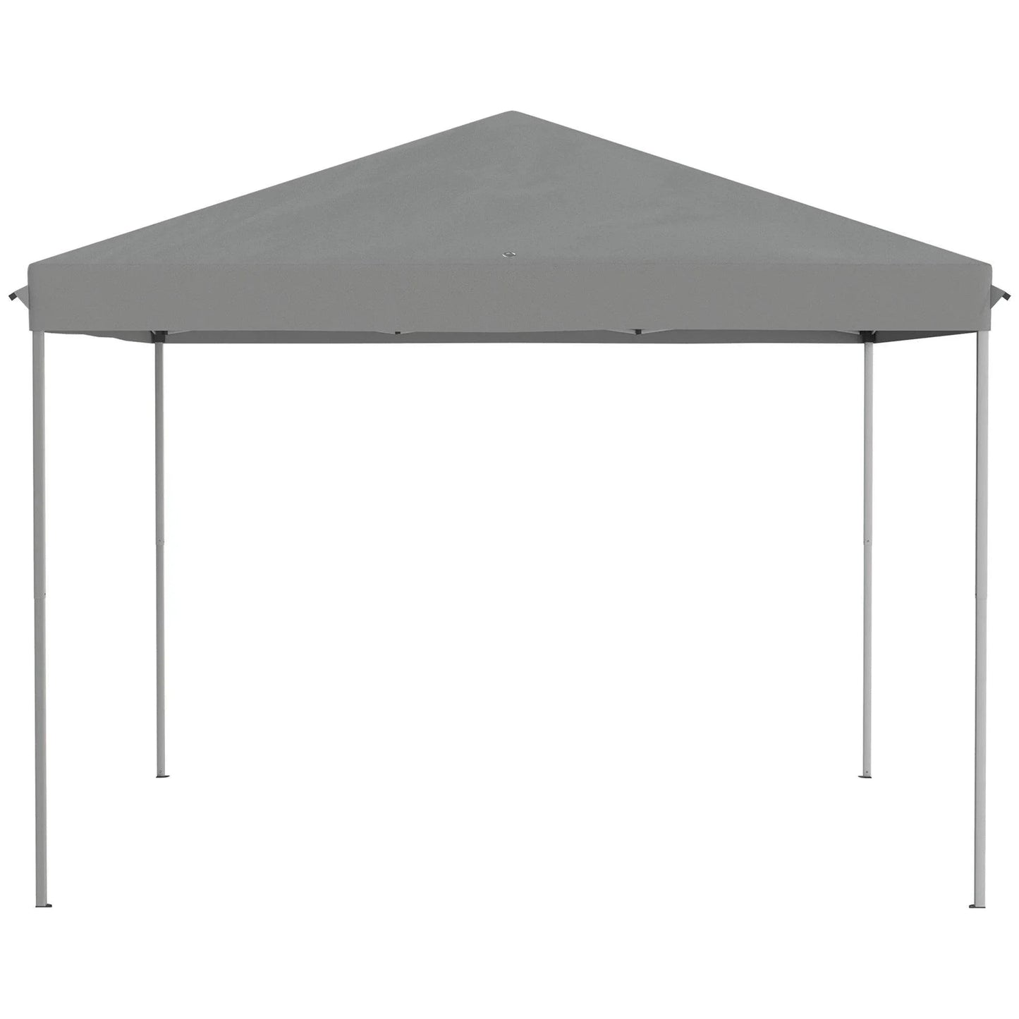 Outsunny Heavy Duty Pop Up Gazebo with Removable Mesh Sidewall Netting Grey - ALL4U RETAILER LTD