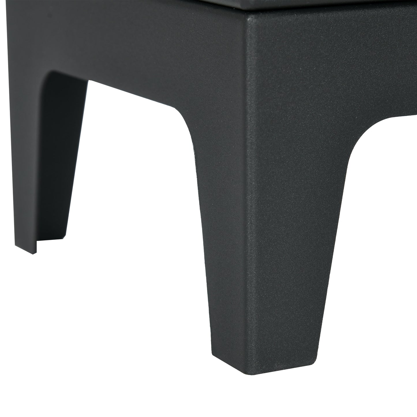 HOMCOM Freestanding Ethanol Fireplace Stainless Steel Flame Snuffer 0.9 Liter Tank 3 Hour Burn Time Indoor Use Black