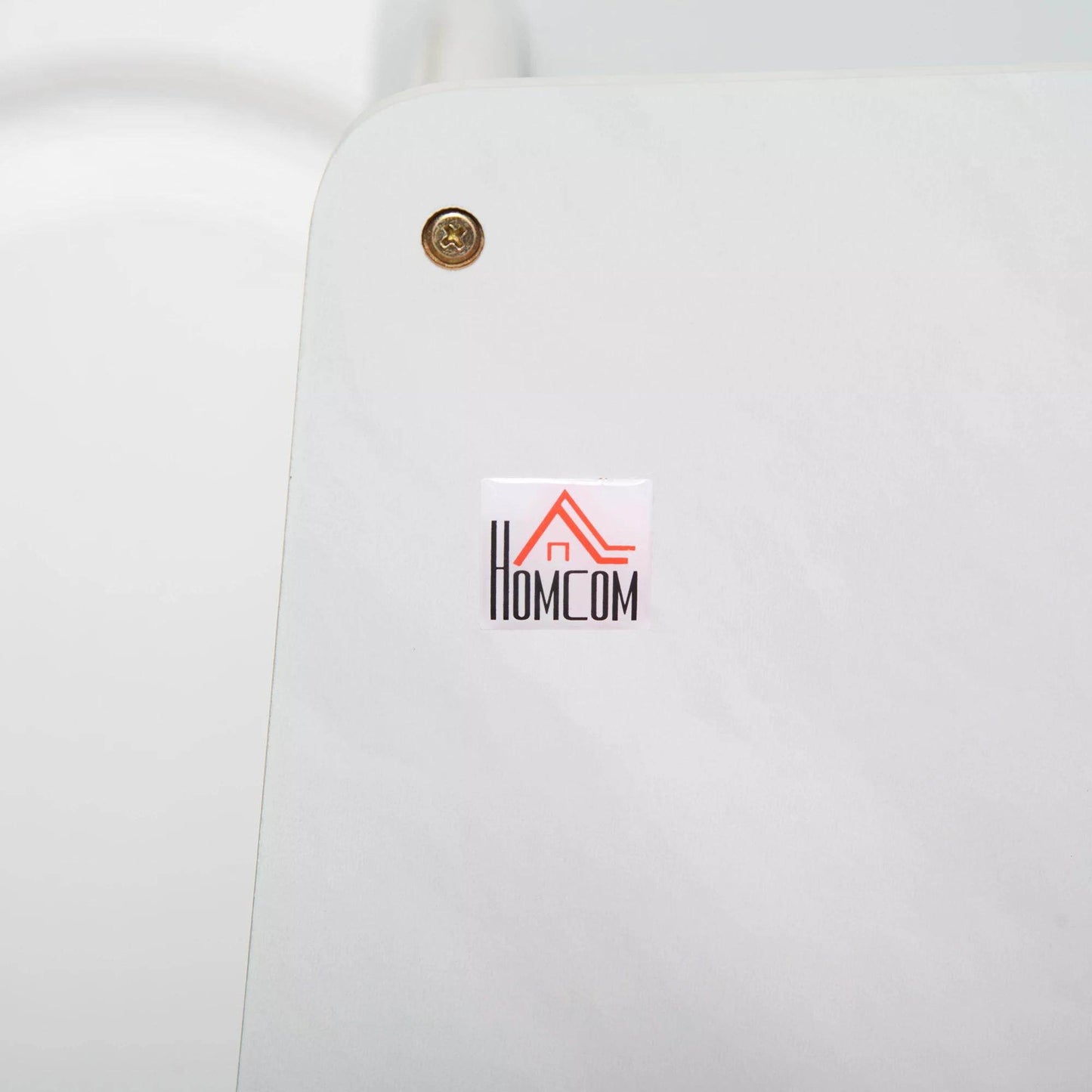 HOMCOM Adjustable Kids Step Stool with Safety Rail for Kitchen Use - Grey - ALL4U RETAILER LTD