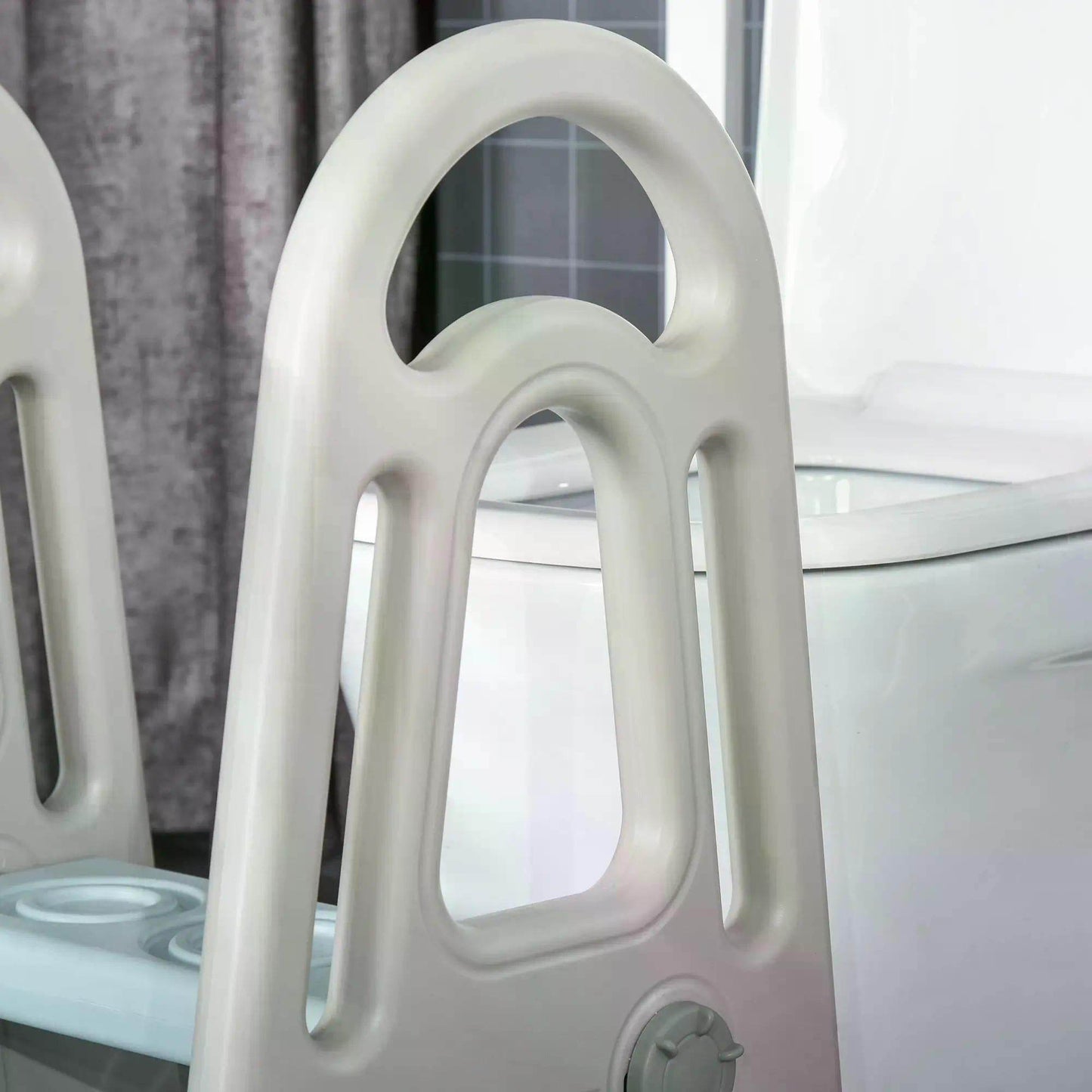 HOMCOM Kids Two-Step Stool: Safe Ladder for Potty Training & Bathroom Independence with Non-Slip Features - ALL4U RETAILER LTD