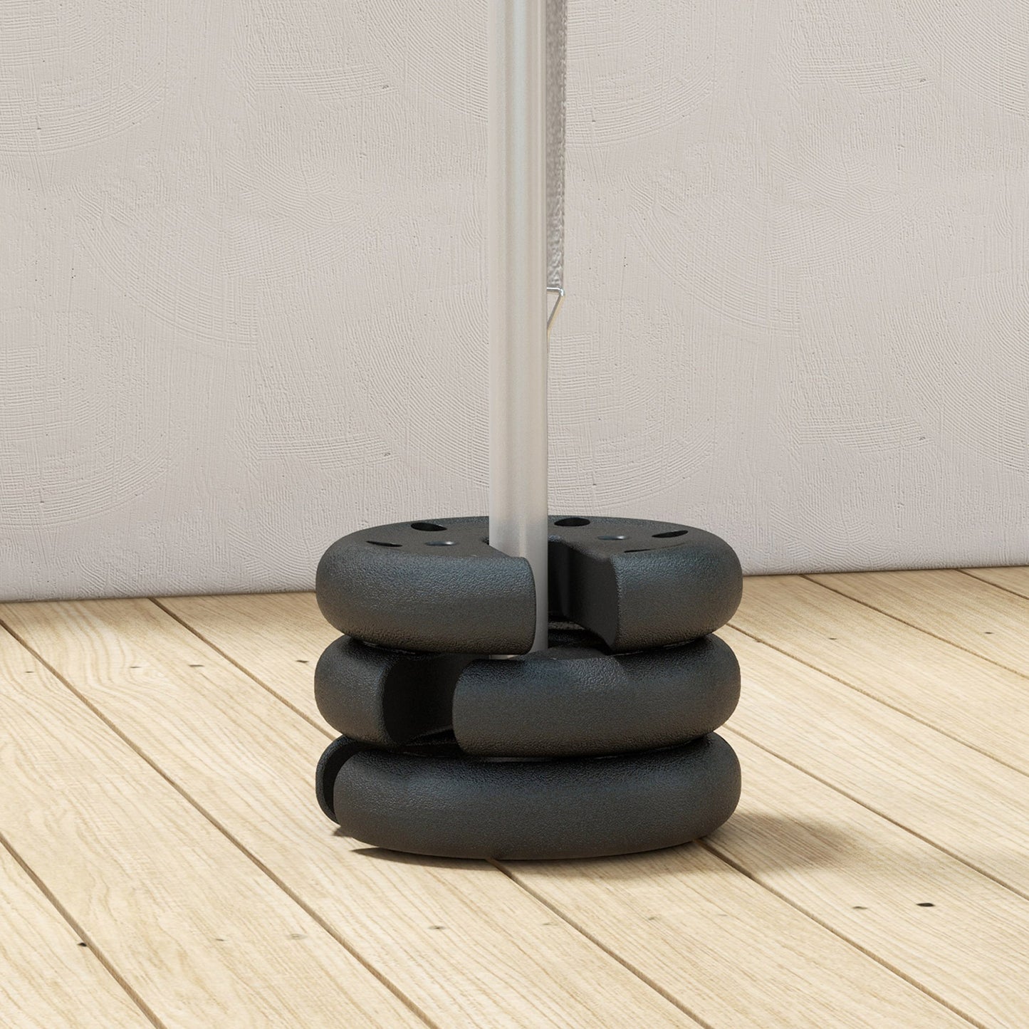 Outsunny Pop Up Canopy Tent Weight Set Of 4 Leg Weights For Marquee Party Tent Outdoor Canopy Secure Ground 8.8 KG