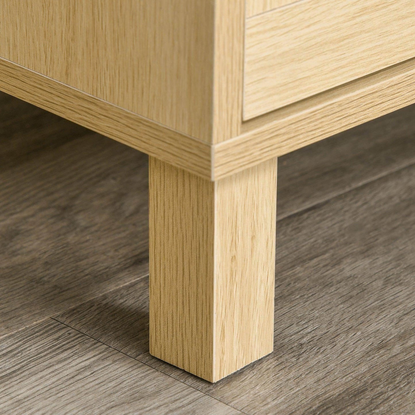 HOMCOM 3-Drawer Wooden Storage Unit - ALL4U RETAILER LTD