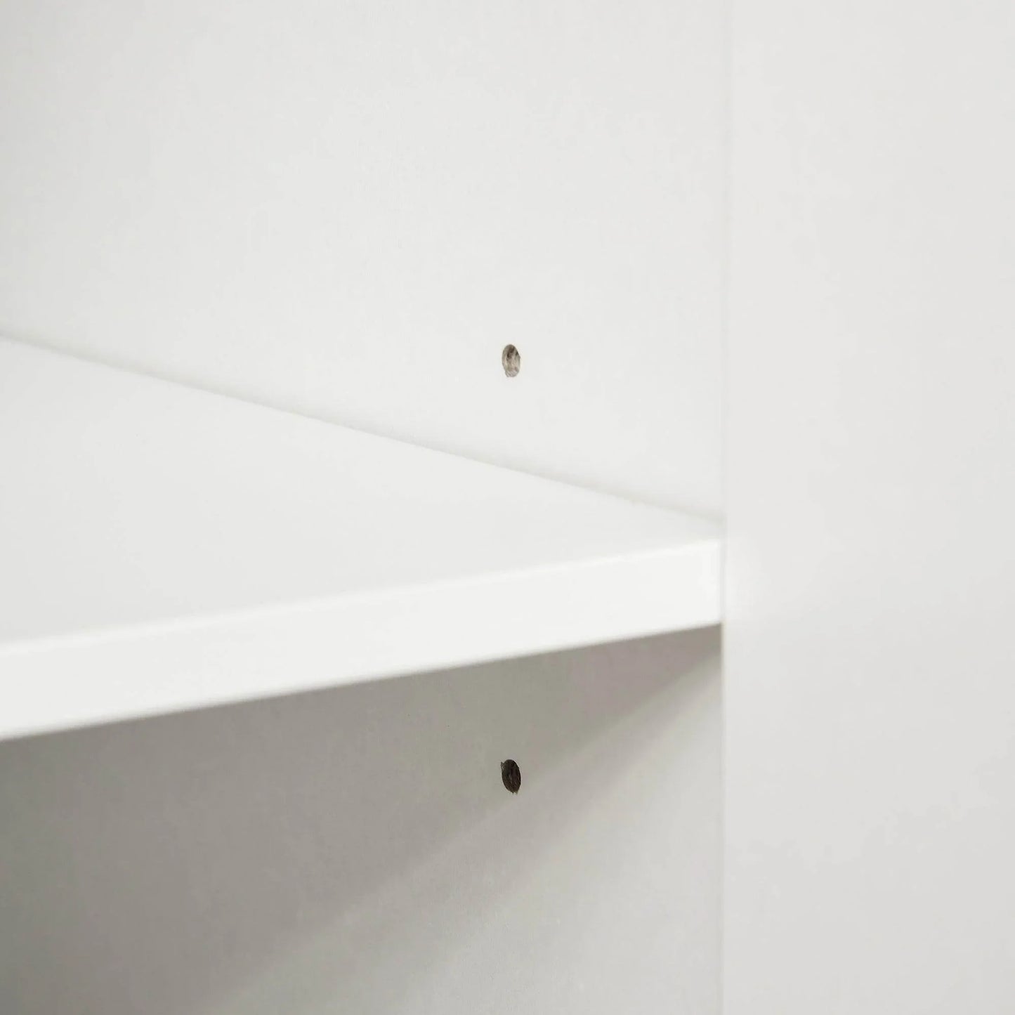 HOMCOM Bedroom Storage Cabinet - White - ALL4U RETAILER LTD