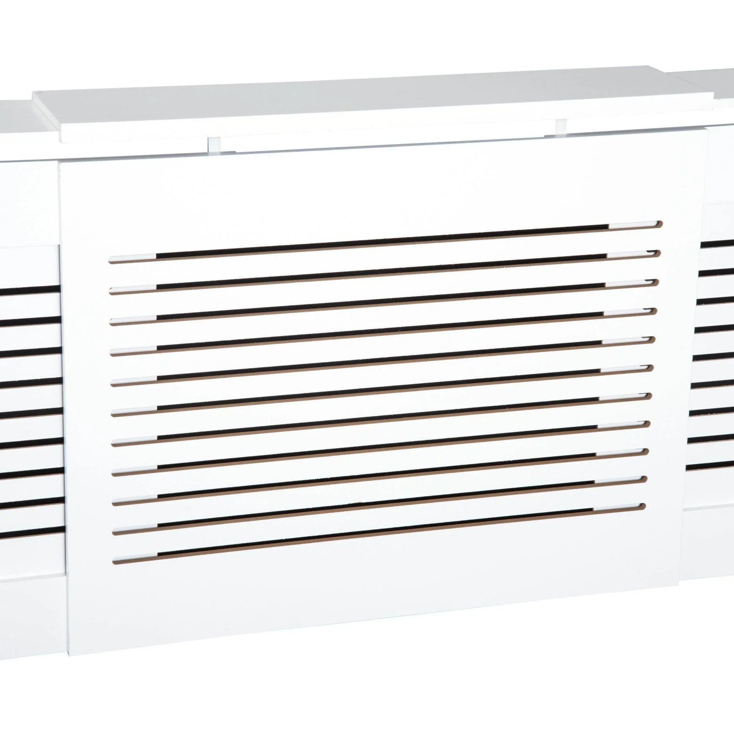 HOMCOM Extendable Radiator Cabinet - White - ALL4U RETAILER LTD