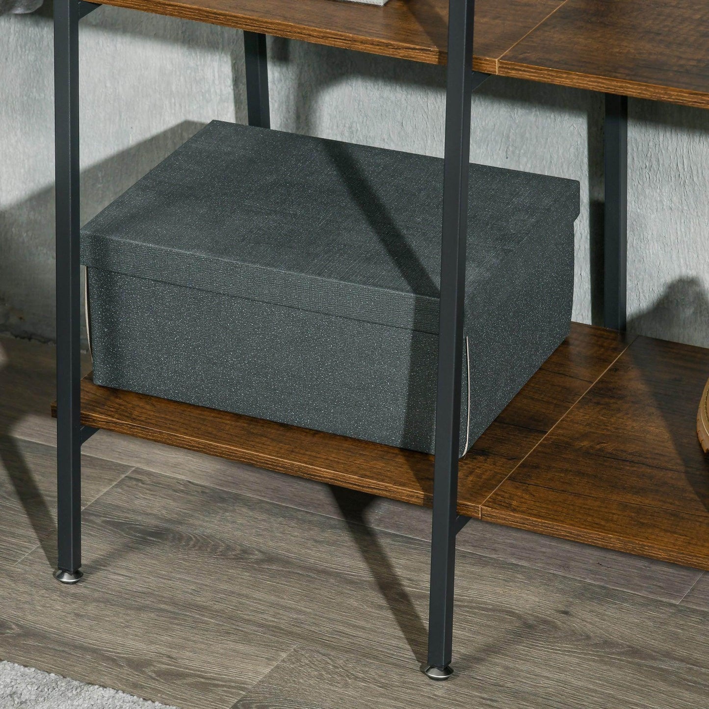 HOMCOM Industrial Coat Rack Stand - Multipurpose Hall Tree - ALL4U RETAILER LTD