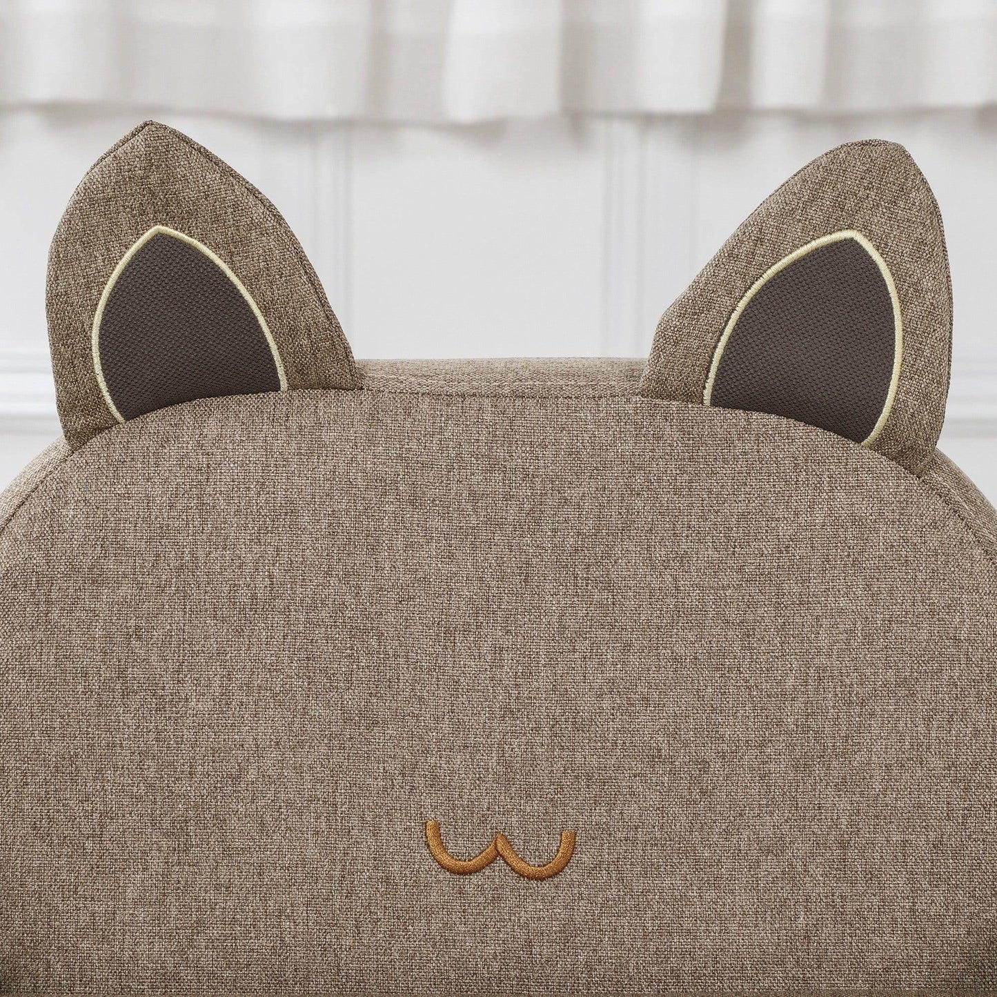 HOMCOM Kids Mini Sofa Toddler Chair Children Armchair for Bedroom Playroom Brown - ALL4U RETAILER LTD