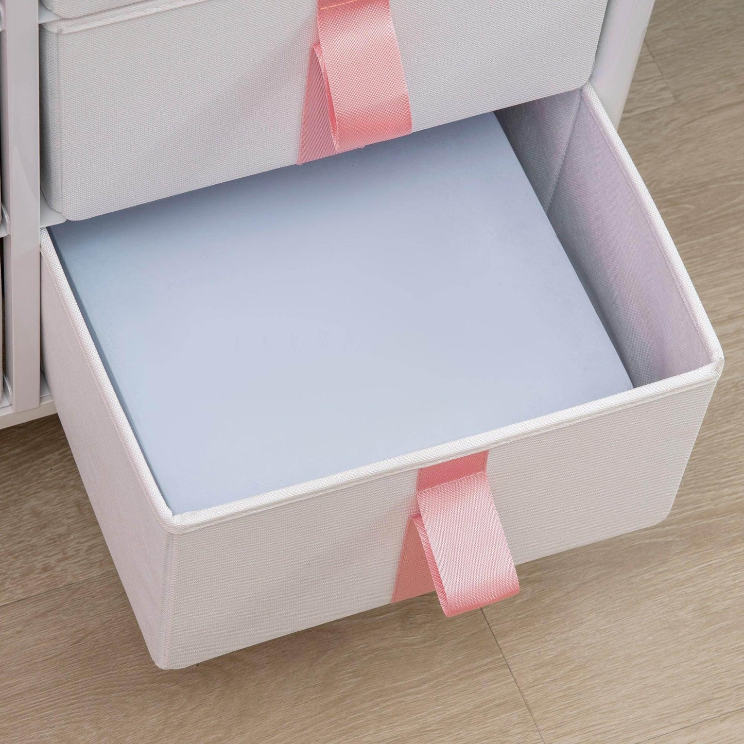 HOMCOM Pink 6-Drawer Cloth Organiser for Kids Room - ALL4U RETAILER LTD