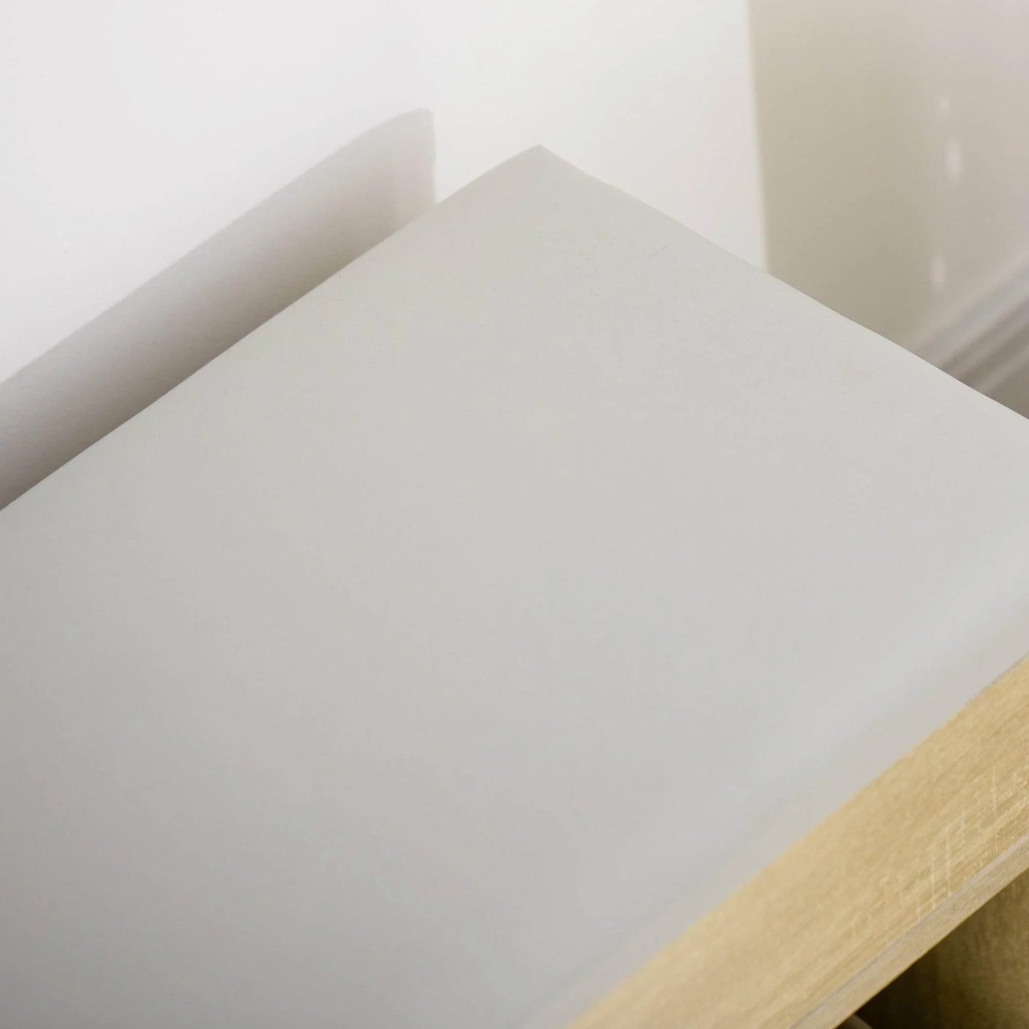 HOMCOM Shoes Storage Bench with Hidden Organiser - Oak - ALL4U RETAILER LTD