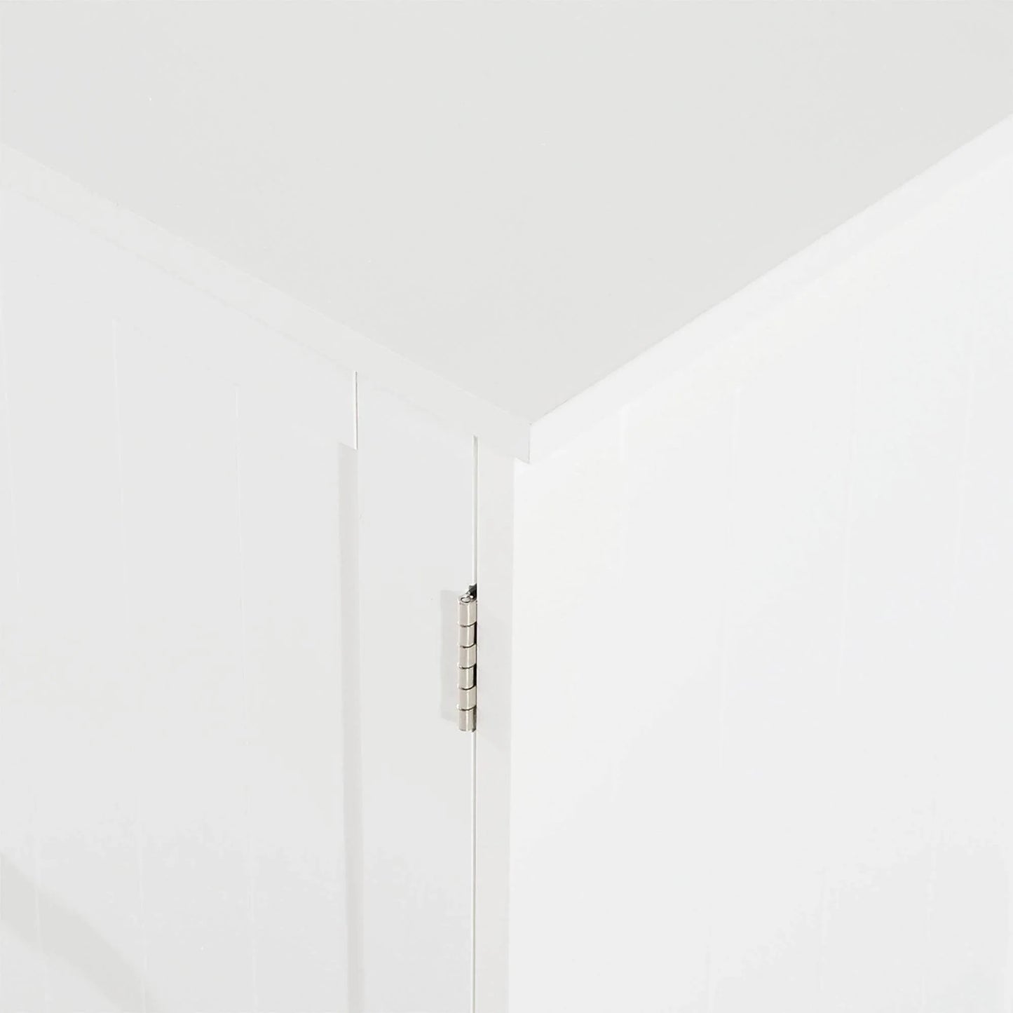 HOMCOM Under Sink Storage Cabinet - White Vanity Unit - ALL4U RETAILER LTD