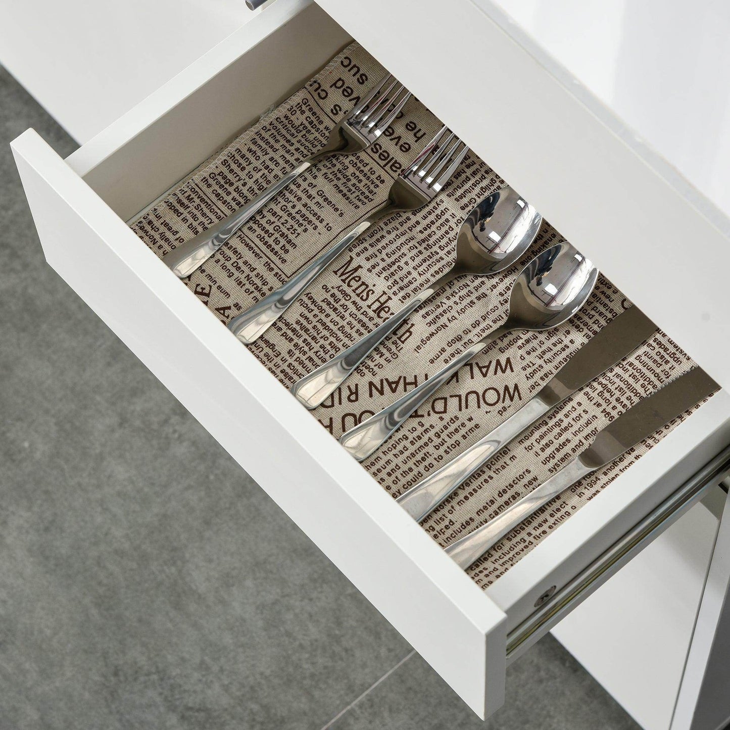 HOMCOM White 2-Drawer 2-Door Storage Cabinet for Home Office - ALL4U RETAILER LTD