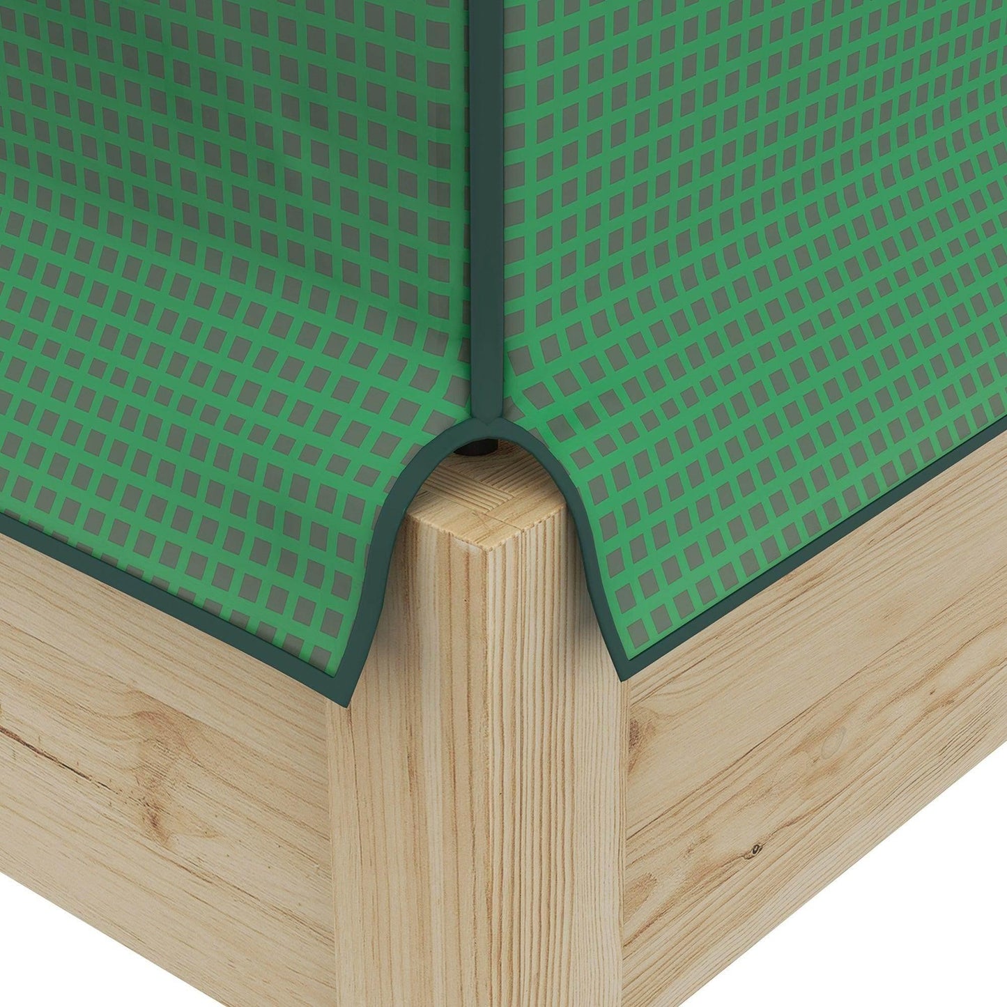 Outsunny Wooden Planter Box with PE Greenhouse Cover and Bed Liner, Raised Garden Bed for Vegetables, Flowers, Herbs - ALL4U RETAILER LTD