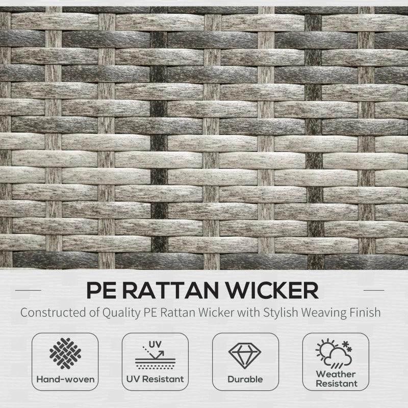 Rattan wicker weave close-up for outdoor patio sofa set