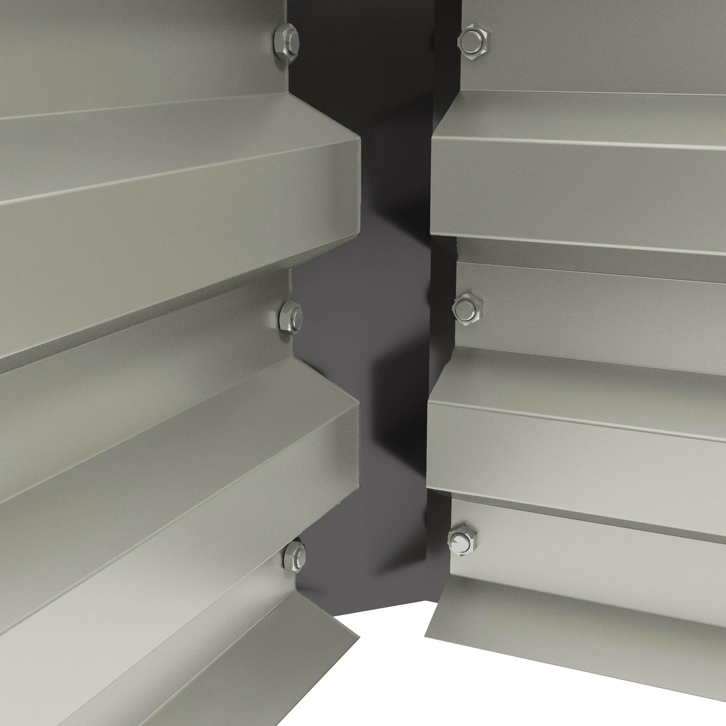 Outsunny Steel Raised Beds for Garden, Outdoor Planter Box, Set of 2, for Flowers, Herbs and Vegetables, Dark Grey - ALL4U RETAILER LTD