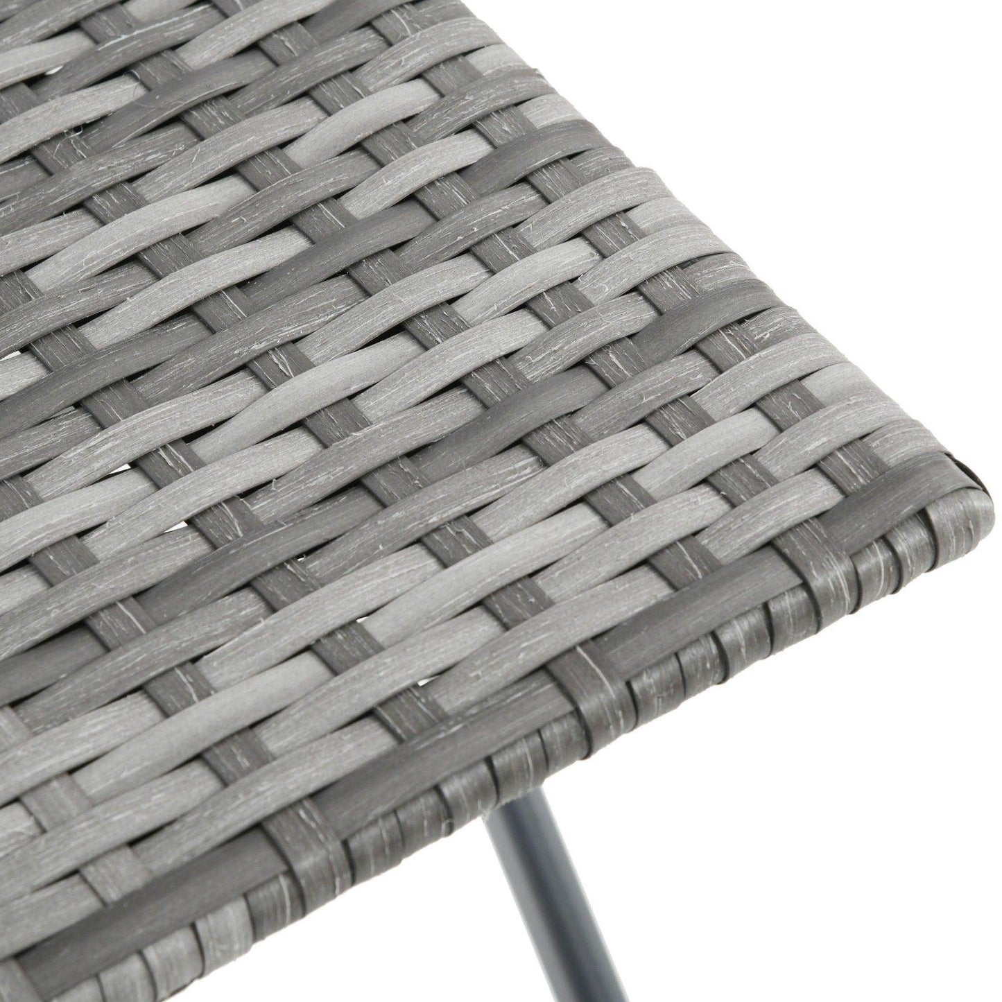 Outsunny 2-Seater Patio Set - Grey - ALL4U RETAILER LTD