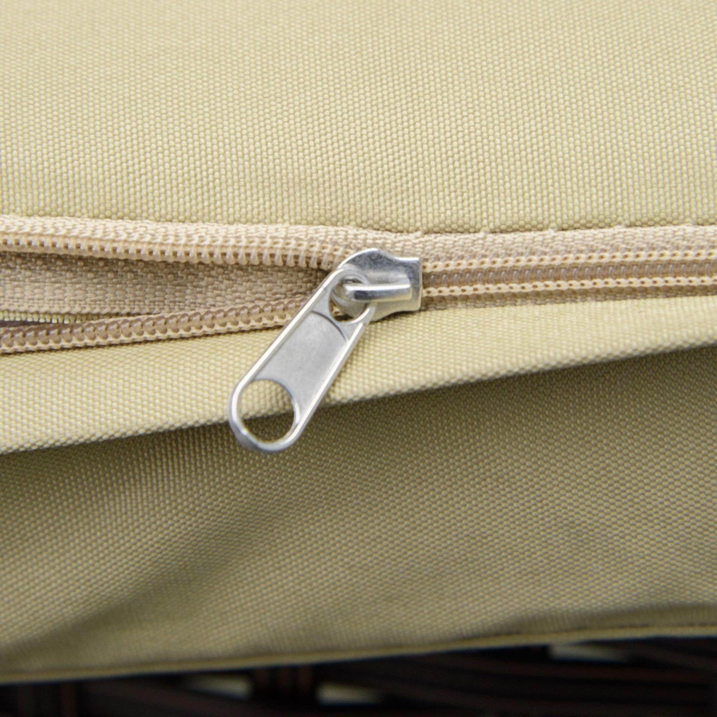 Outsunny 3-Piece Patio Bistro Set with Coffee Table - Beige - ALL4U RETAILER LTD