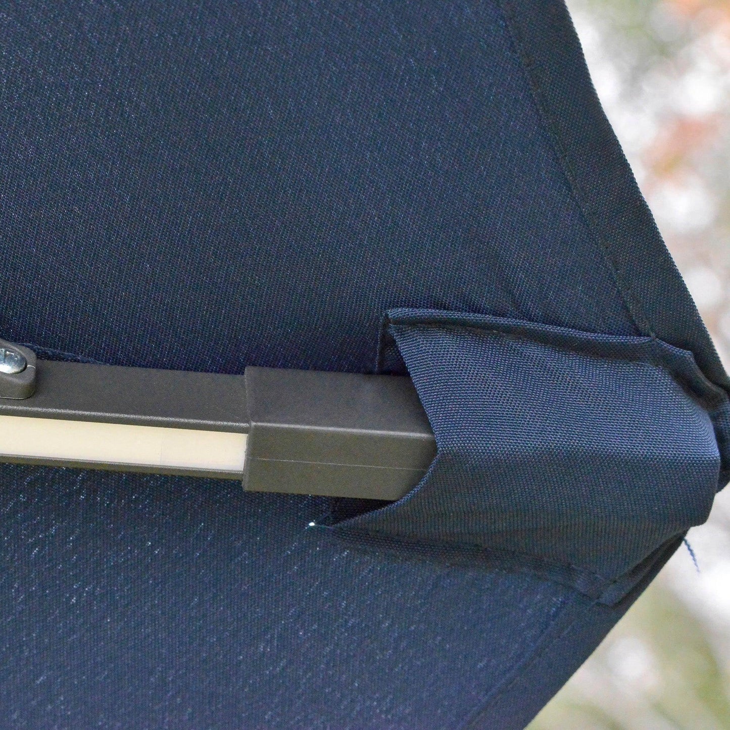 Outsunny 3m Roma Cantilever Umbrella in Blue - ALL4U RETAILER LTD