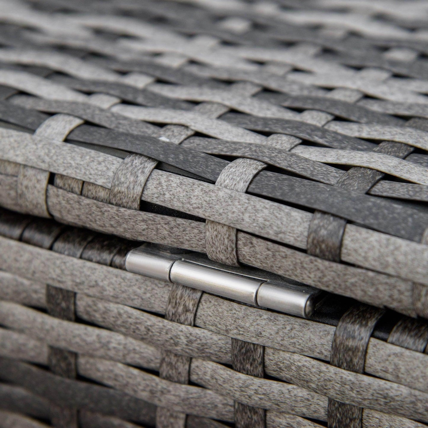 Outsunny 6PC Rattan Corner Sofa Set - Grey - ALL4U RETAILER LTD