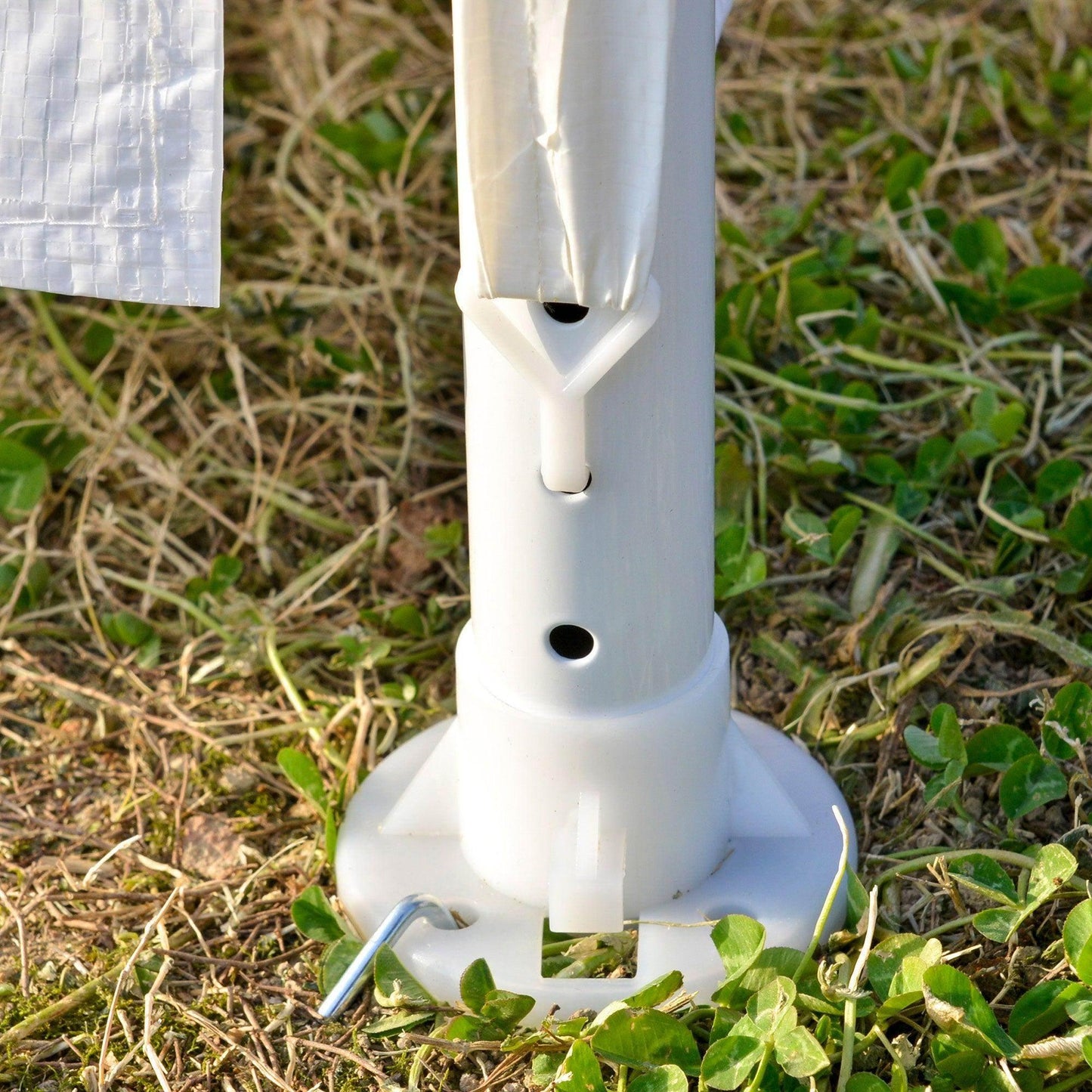 Outsunny 6 x 3 m Party Tent Wedding Gazebo Outdoor Waterproof PE Canopy Shade with 6 Removable Side Walls - ALL4U RETAILER LTD