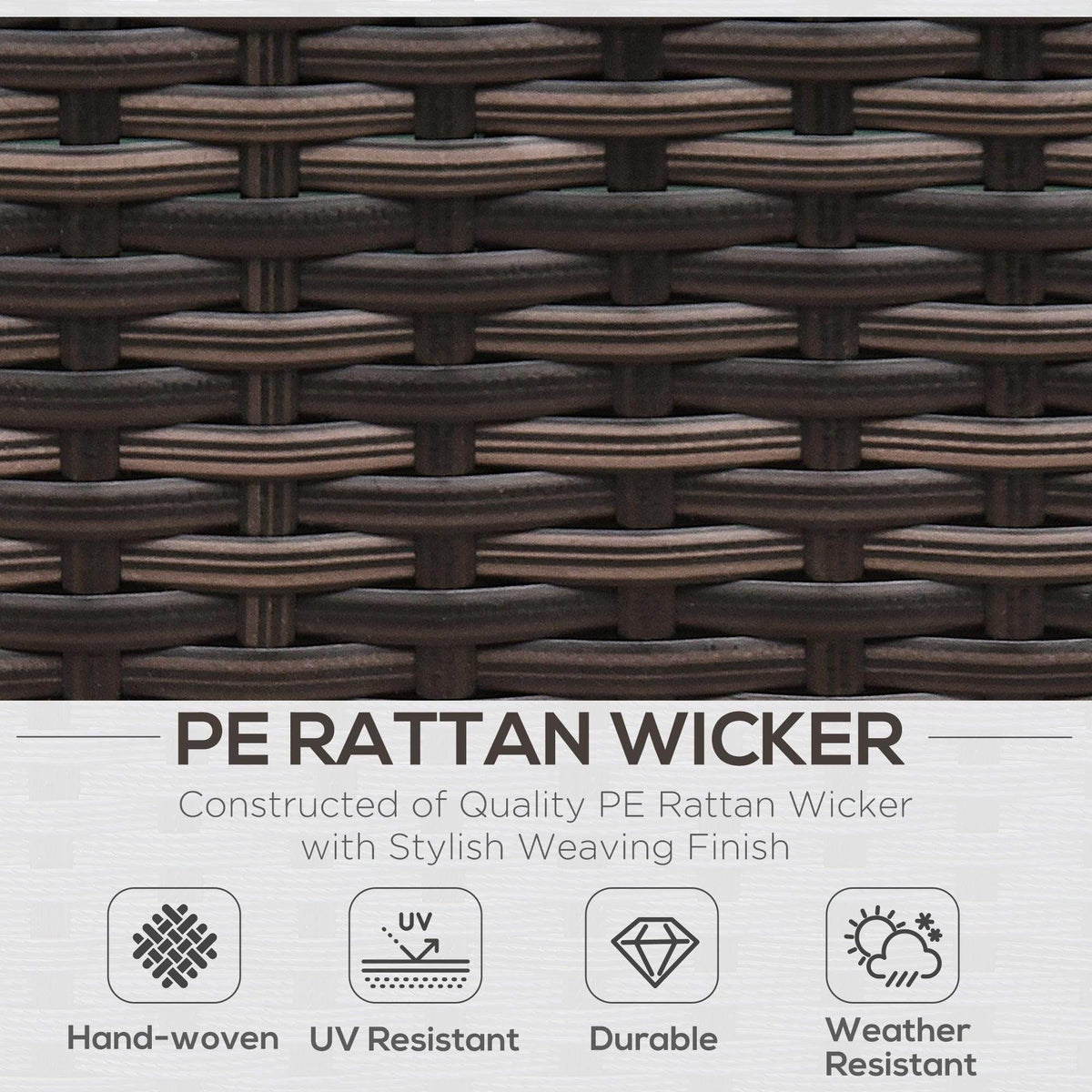 PE Rattan Wicker: Hand-woven, UV & Weather Resistant, Durable Outdoor Furniture Material