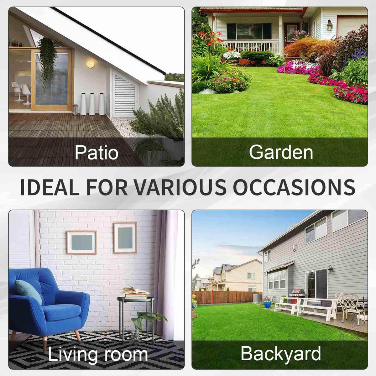 Versatile home & garden decor for patio, garden, living room, backyard – ideal for various occasions