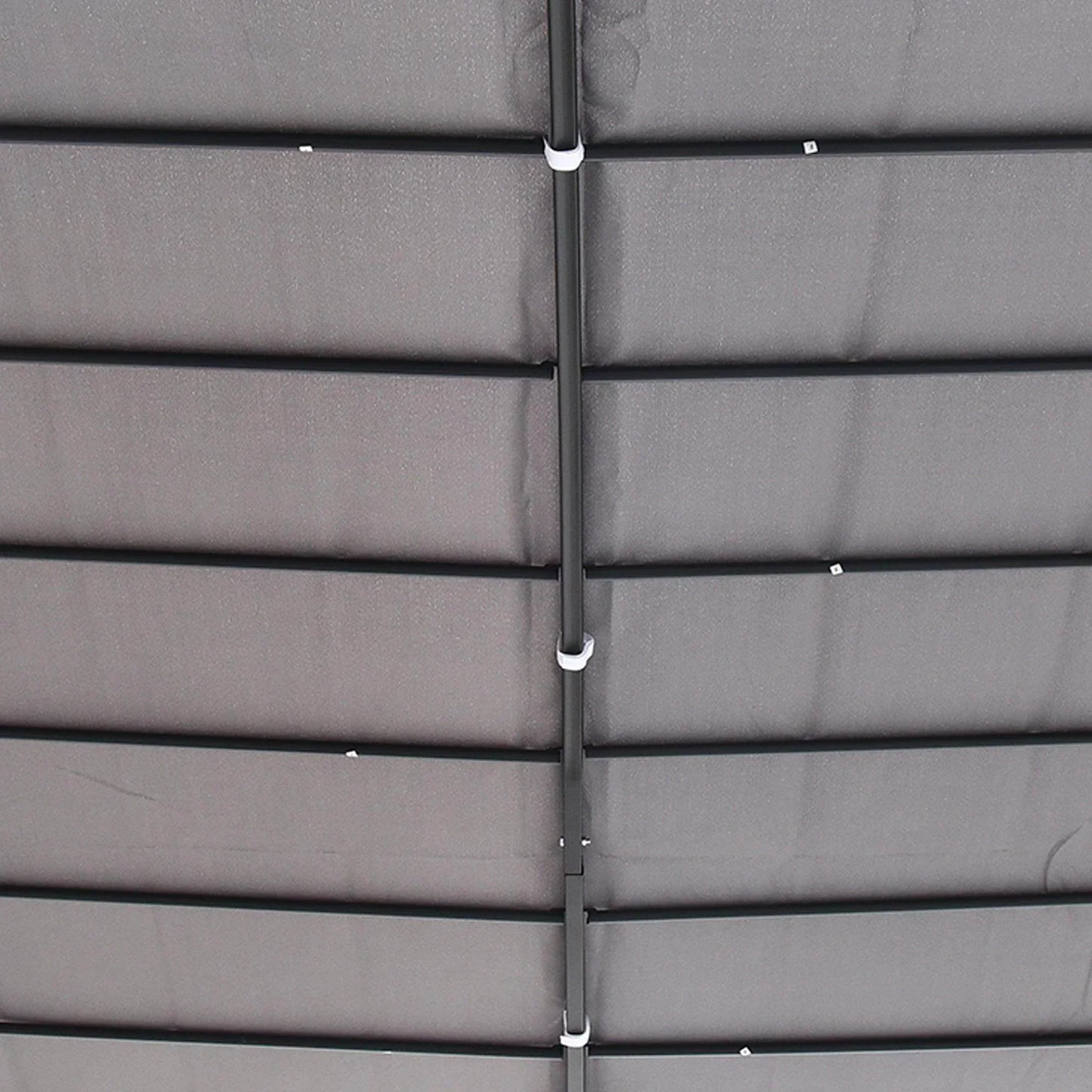 Outsunny Garden Gazebo Awning - 3x3m Metal Canopy - ALL4U RETAILER LTD