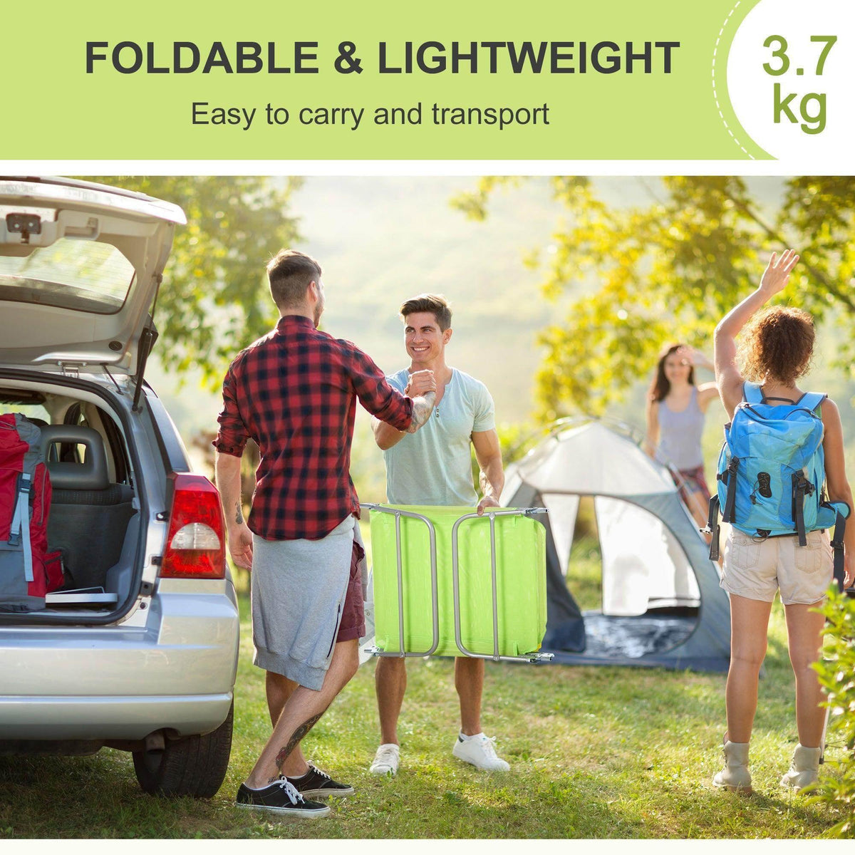 Foldable lightweight camping shower tent, easy to carry and transport, perfect for outdoor adventures and camping trips
