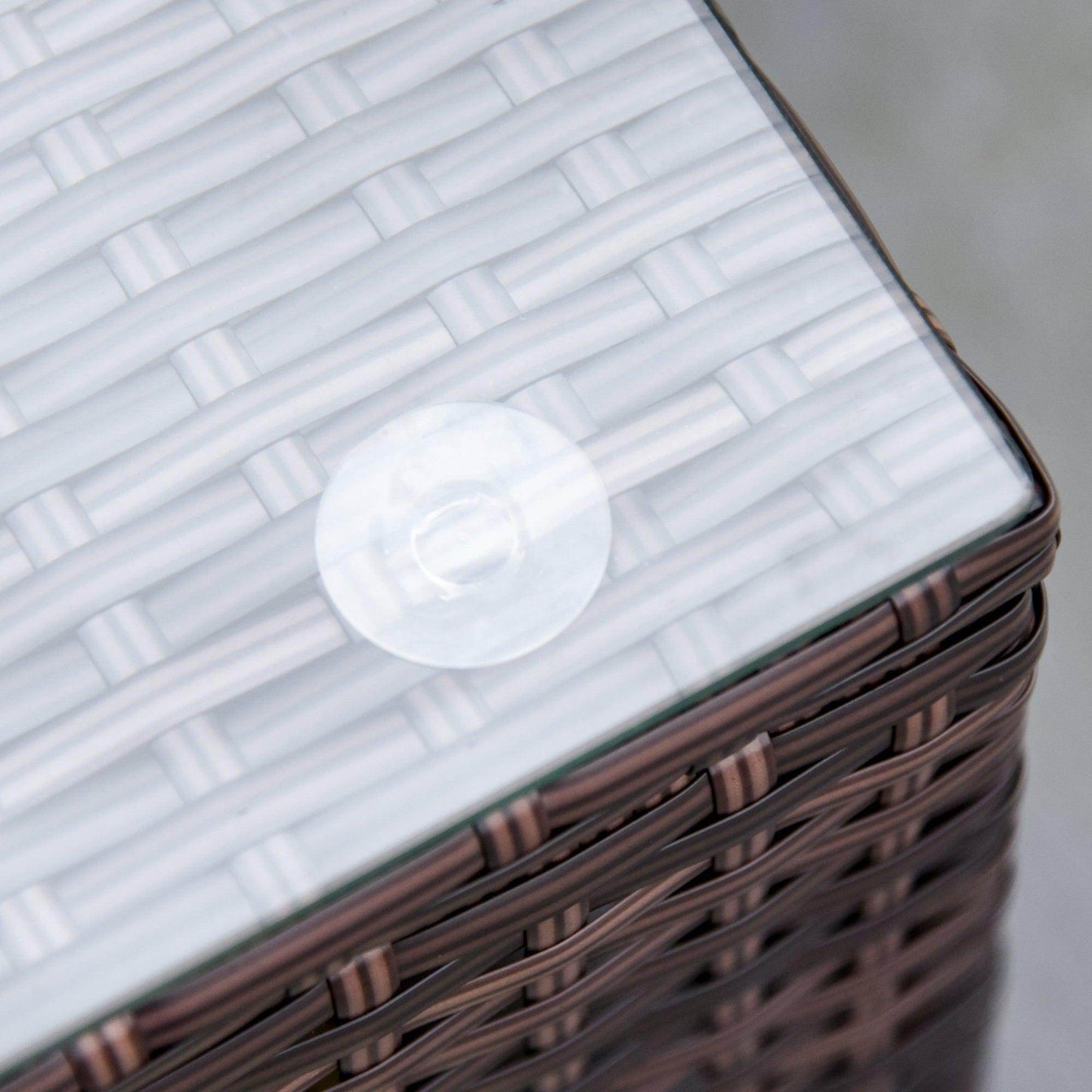 Outsunny Garden Rattan Sofa Set - 4-Seater - ALL4U RETAILER LTD