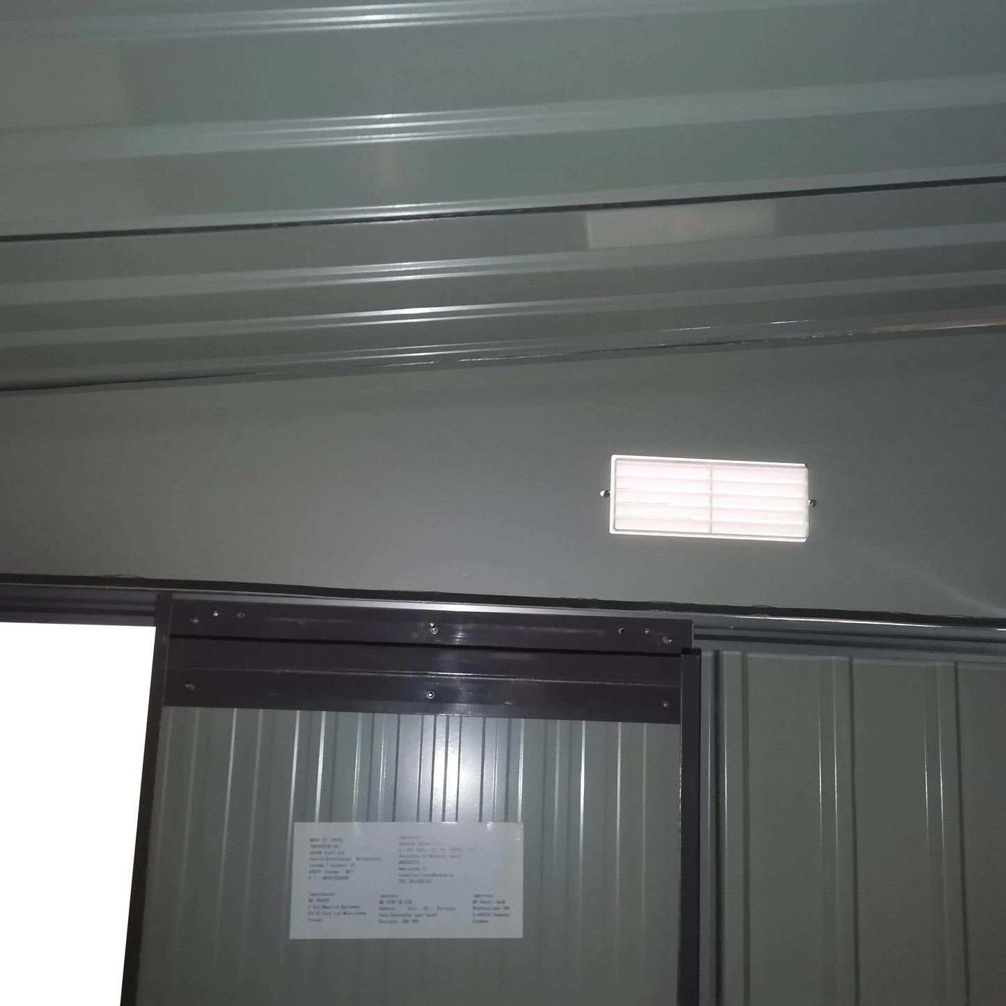 Outsunny Garden Shed - Spacious Metal Tool House - ALL4U RETAILER LTD