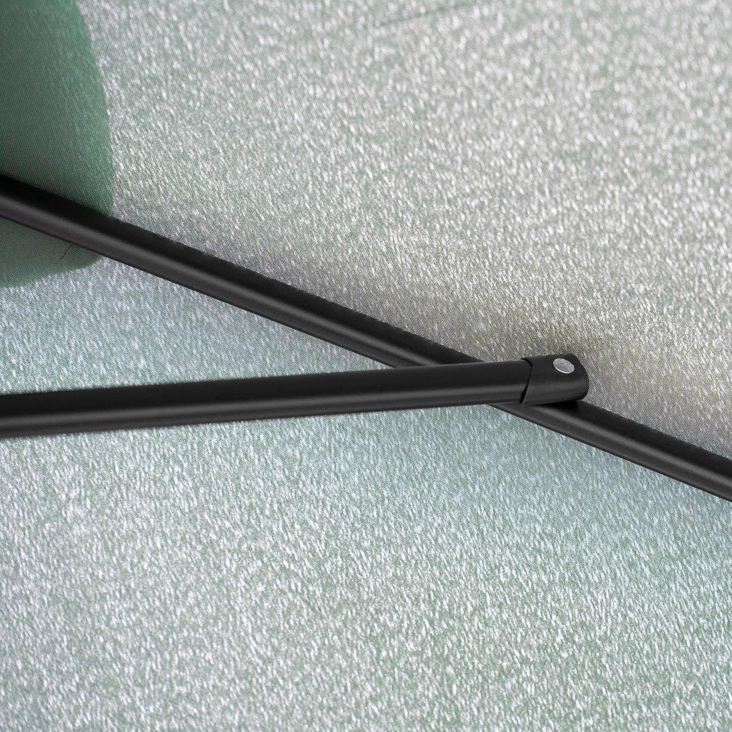 Outsunny Green Patio Umbrella with Tilt Crank - 3x2m - ALL4U RETAILER LTD