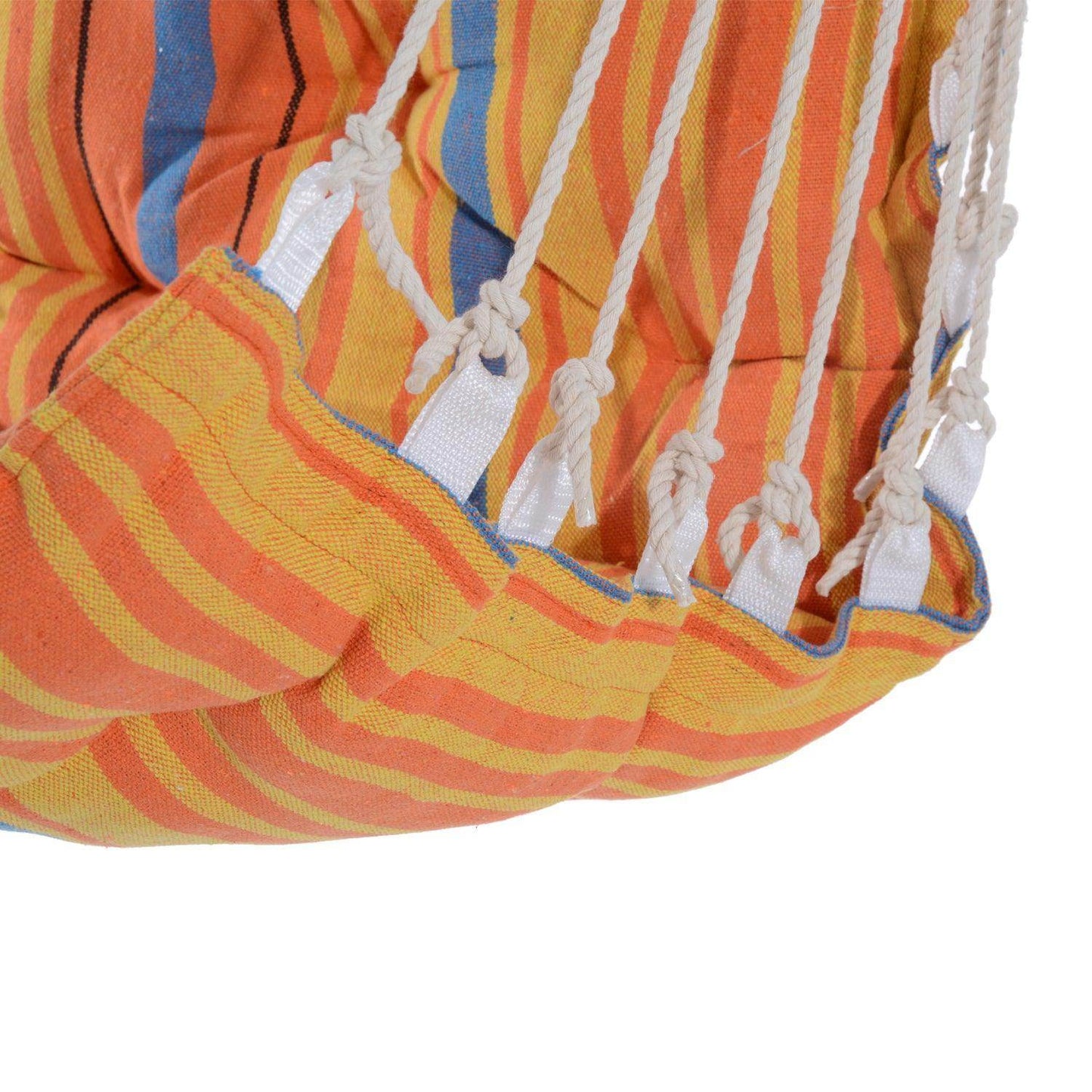 Outsunny Hanging Hammock Chair with Cushions - Orange - ALL4U RETAILER LTD