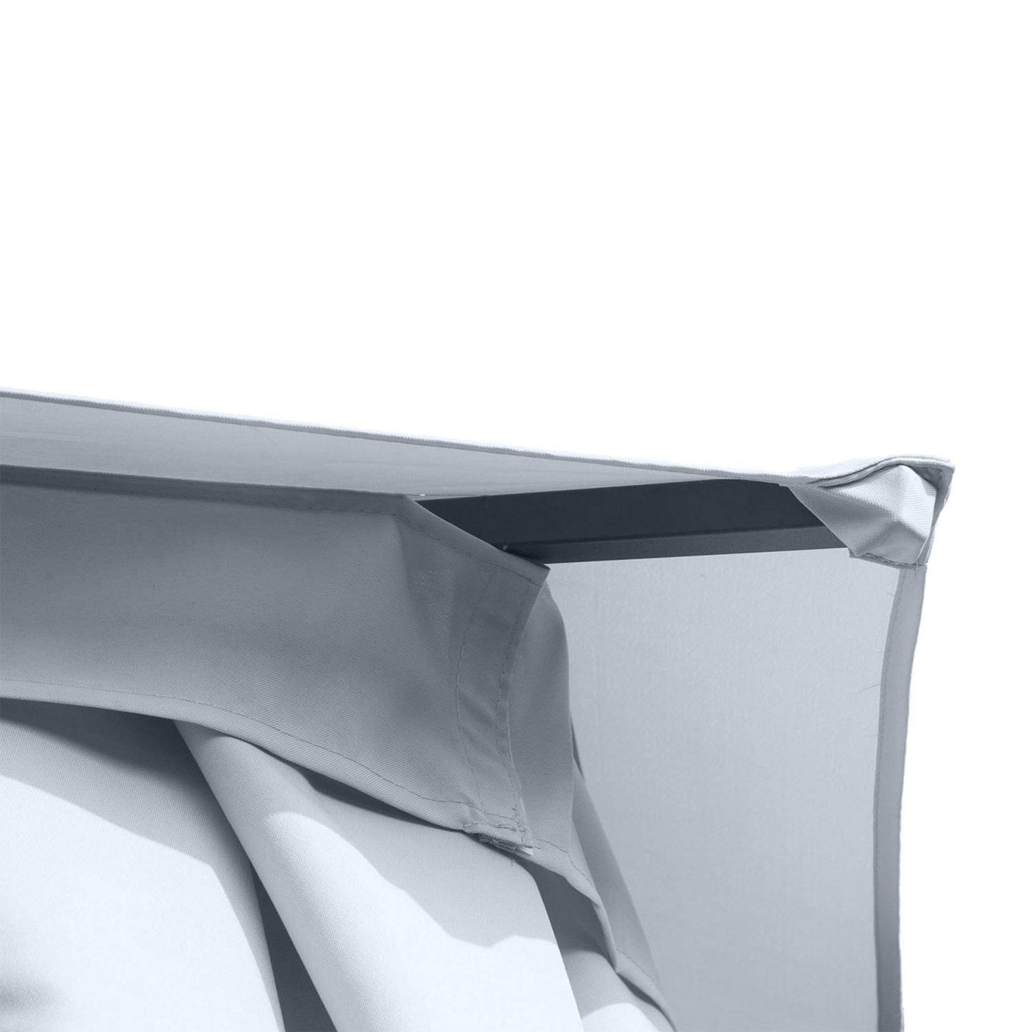 Outsunny Hexagon Gazebo Canopy Tent - Grey - ALL4U RETAILER LTD