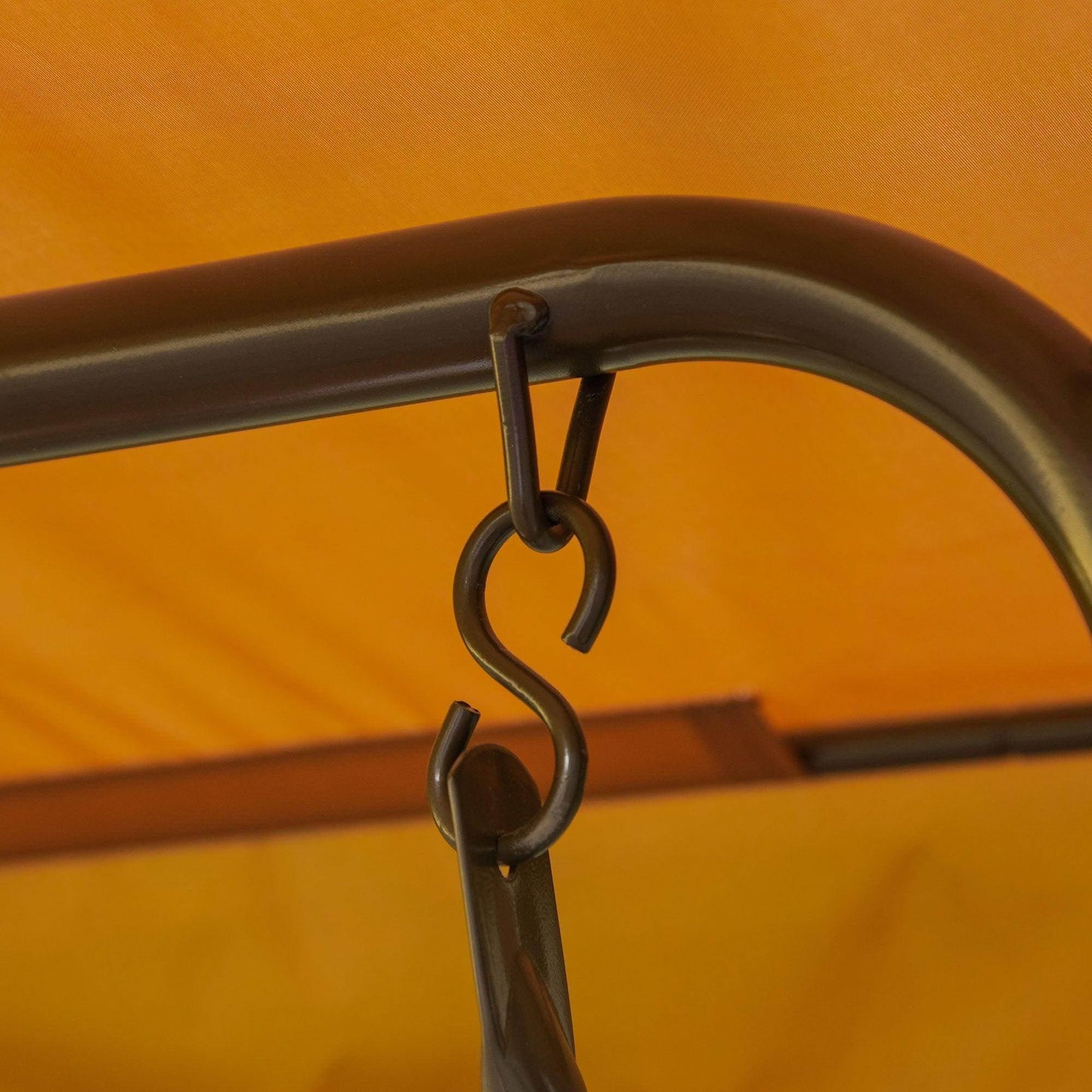 Outsunny Kids Outdoor Swing Chair with Adjustable Awning - ALL4U RETAILER LTD