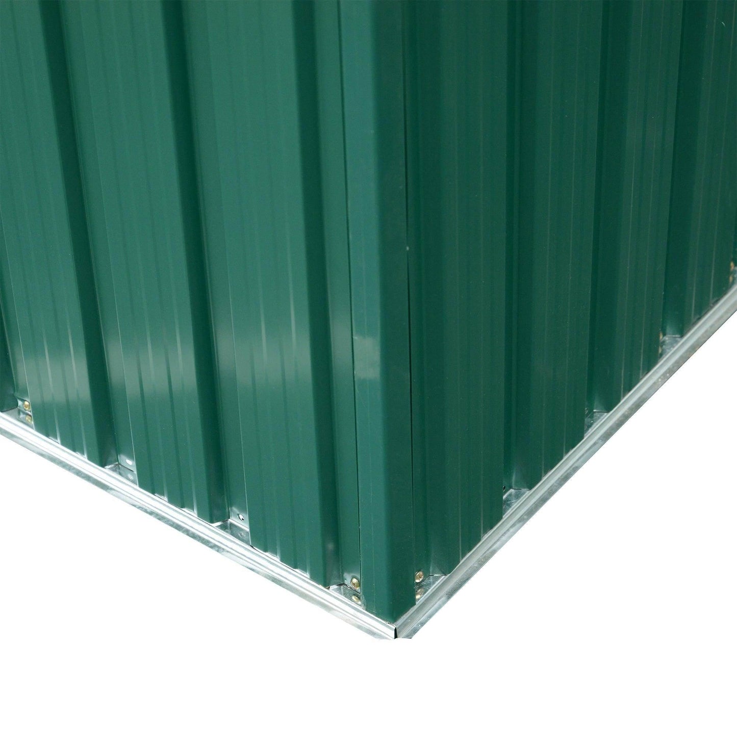 Outsunny Metal Garden Shed with Ventilation - 260x194x200 cm - ALL4U RETAILER LTD