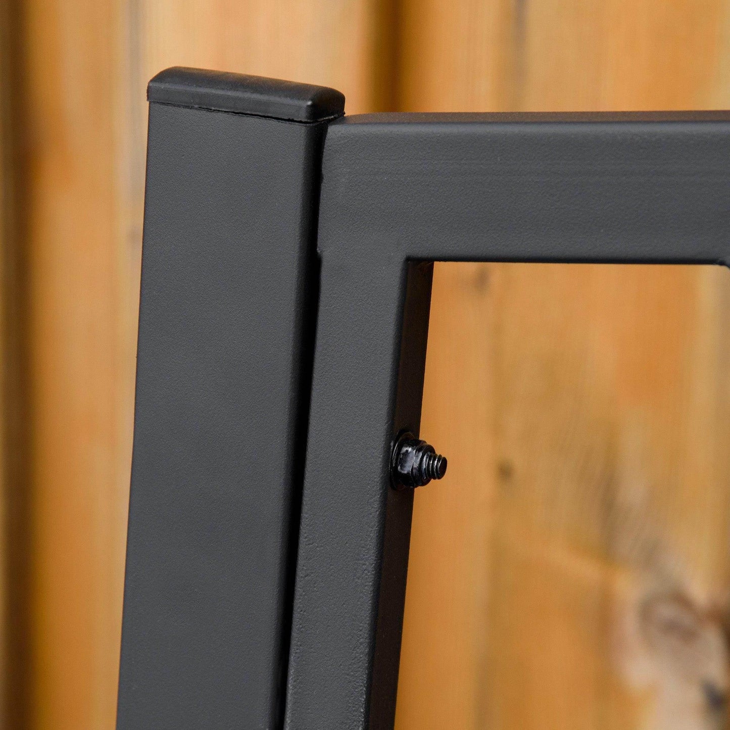 Outsunny Metal Loveseat for Patio - 2-Seater Garden Bench - ALL4U RETAILER LTD