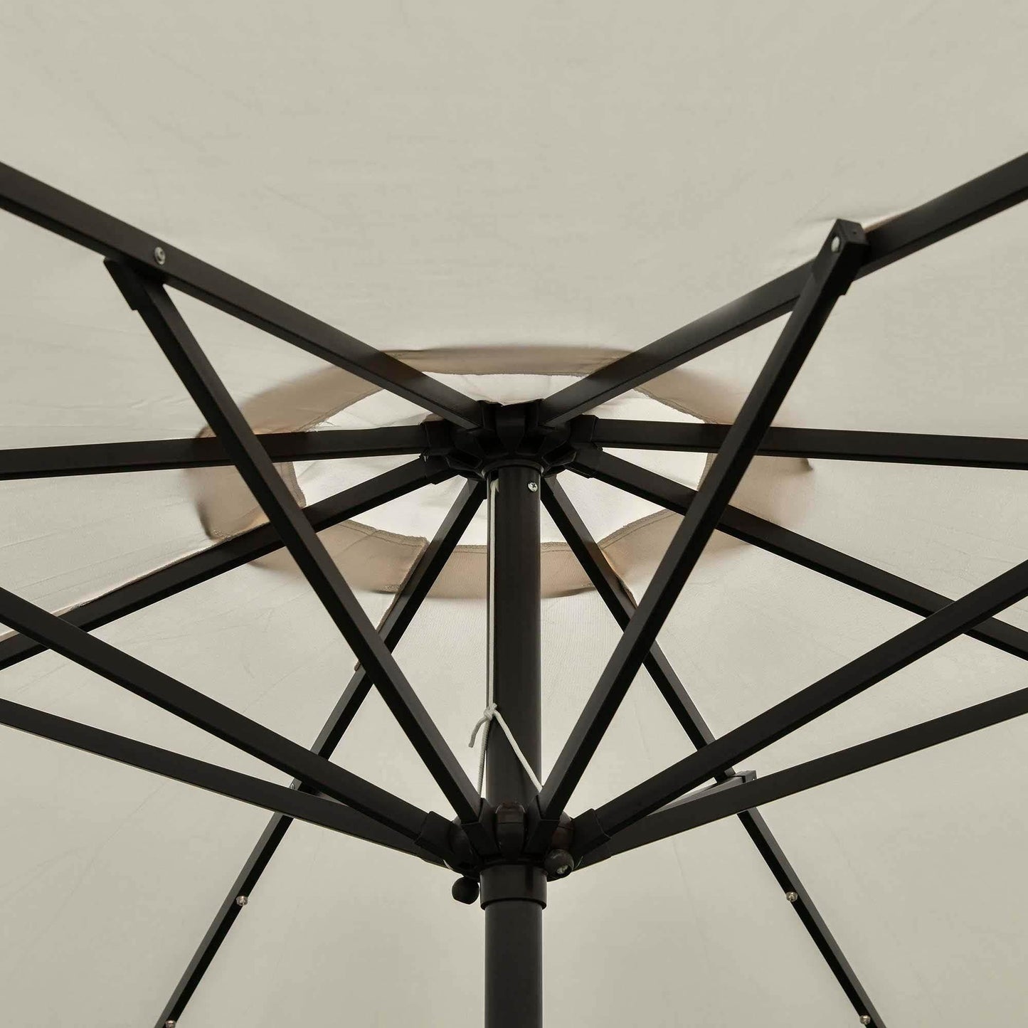 Outsunny Outdoor LED Lighted Sun Umbrella - ALL4U RETAILER LTD