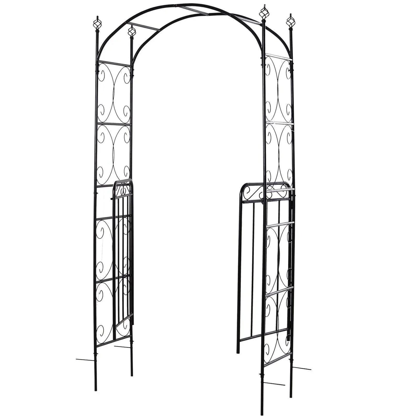 Outsunny Outdoor Metal Garden Archway - ALL4U RETAILER LTD
