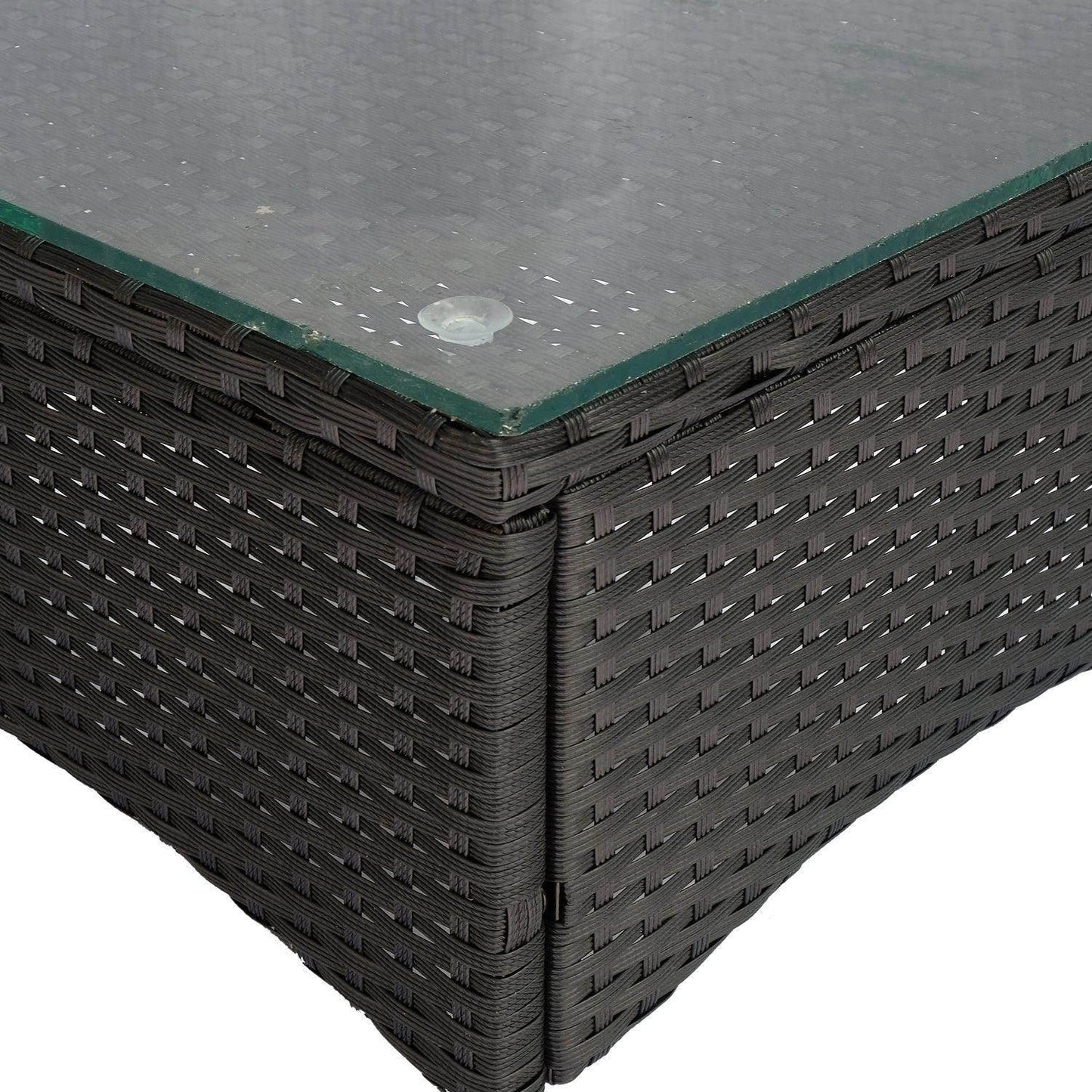 Outsunny Rattan 2-Seater Patio Set - ALL4U RETAILER LTD