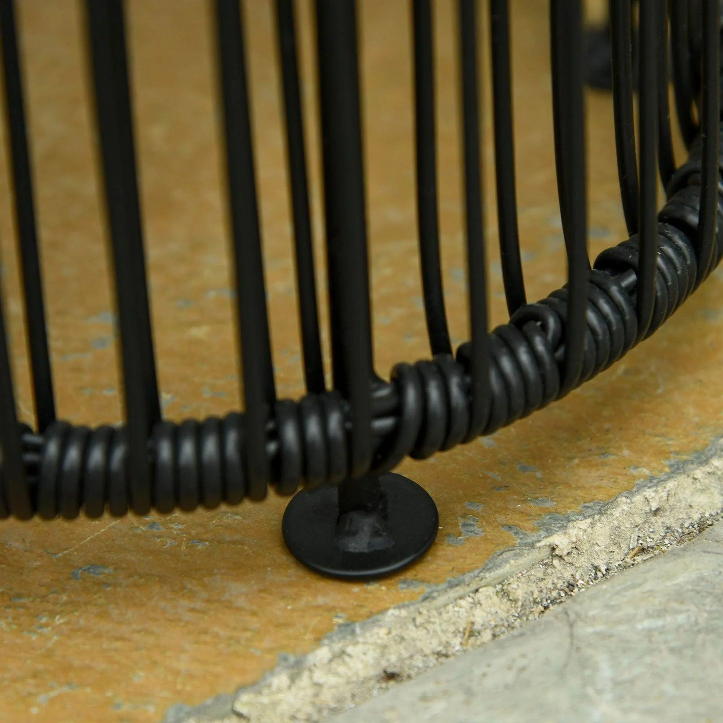 Outsunny Solar Wicker Lantern Outdoor Lights - Black - ALL4U RETAILER LTD