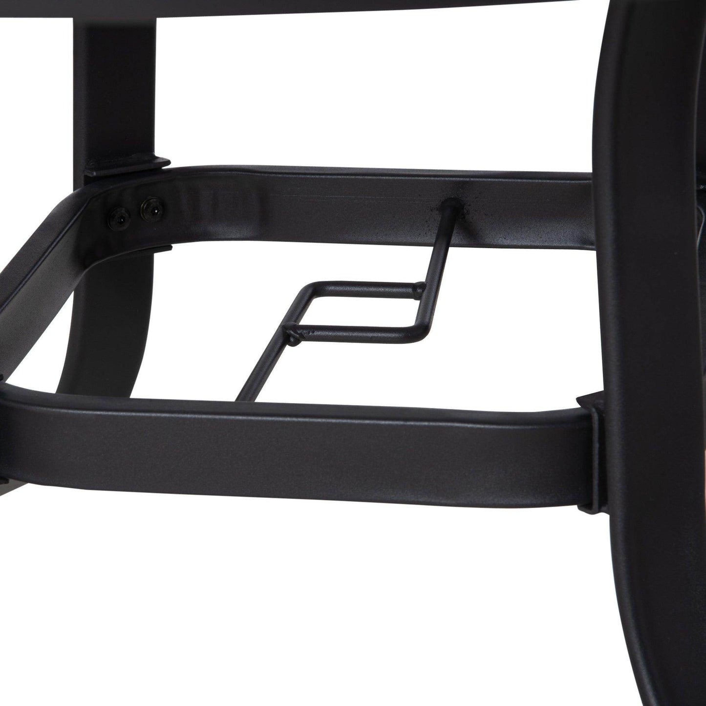 Outsunny Steel Frame Round Garden Table - 106cm Diameter - ALL4U RETAILER LTD