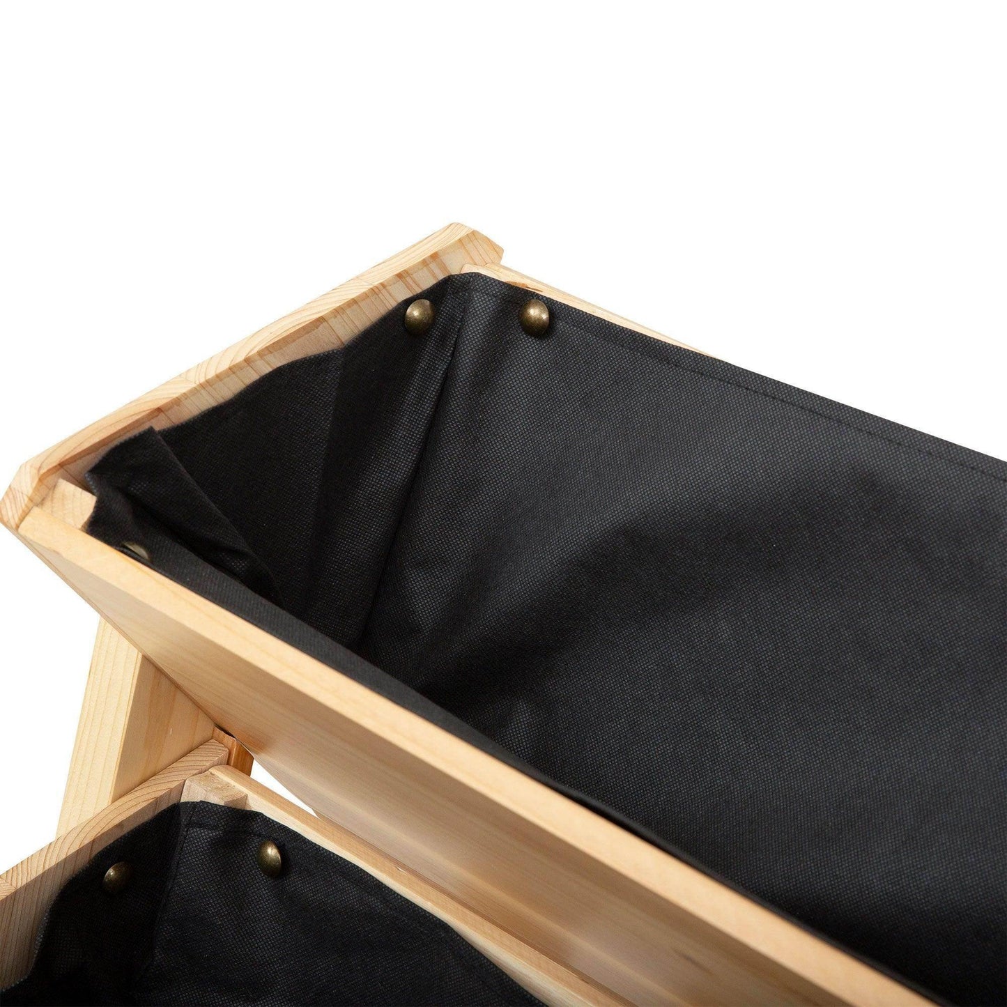 Outsunny Wooden Vertical Garden Bed with Hooks - 60x68x80cm - ALL4U RETAILER LTD