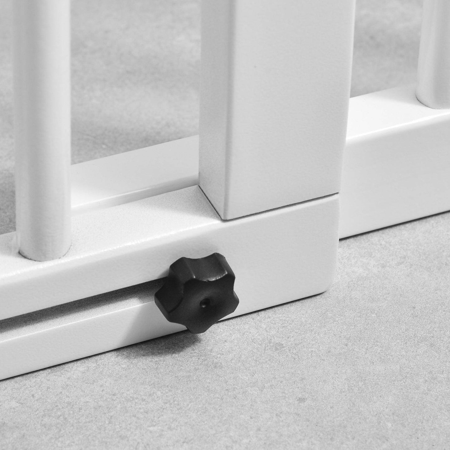 PawHut Wooden Pet Gate - Adjustable 3-Panel Safety Fence - ALL4U RETAILER LTD