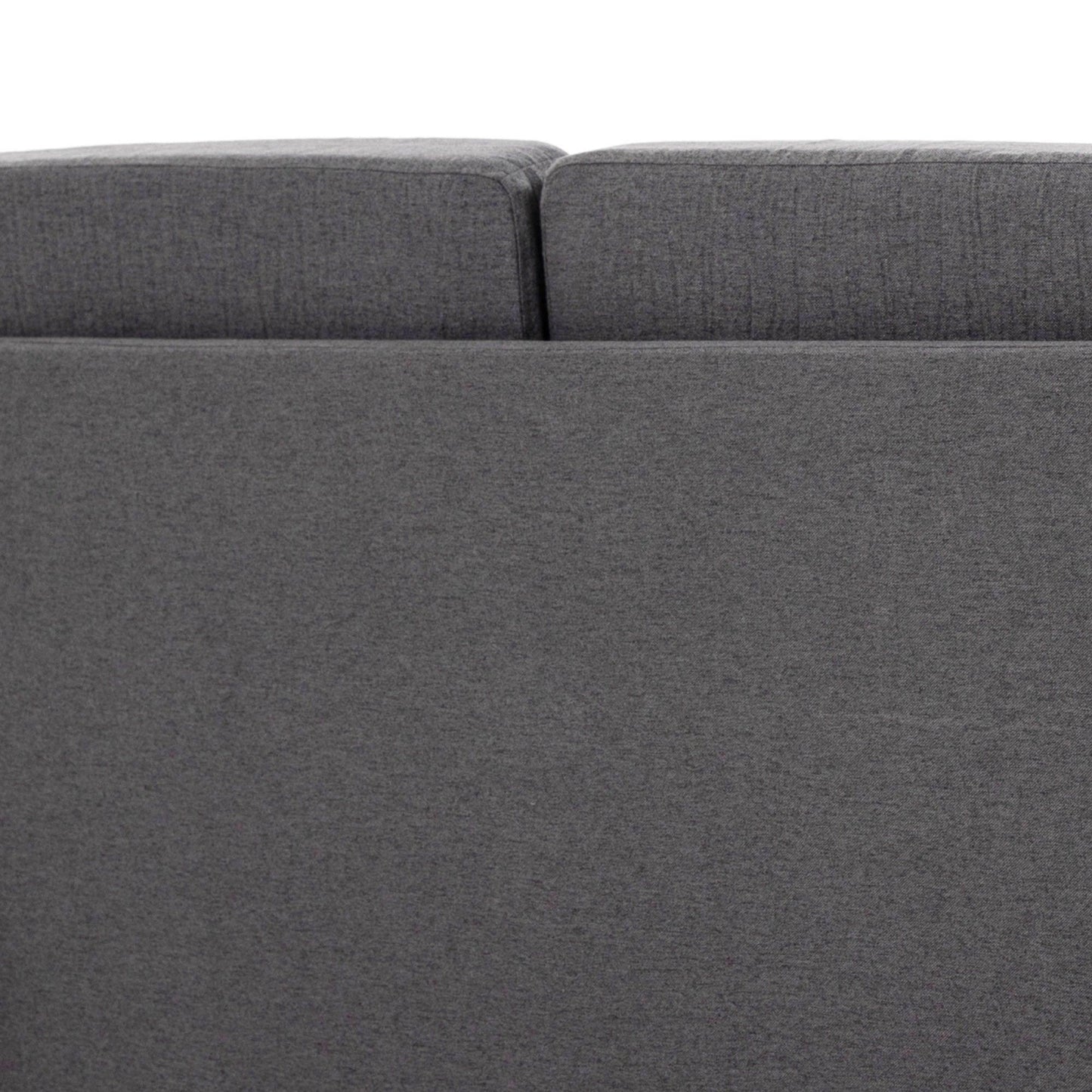 HOMCOM Compact Loveseat Sofa, Modern 2 Seater Sofa for Living Room with Wood Legs and Armrests, Dark Grey - ALL4U RETAILER LTD