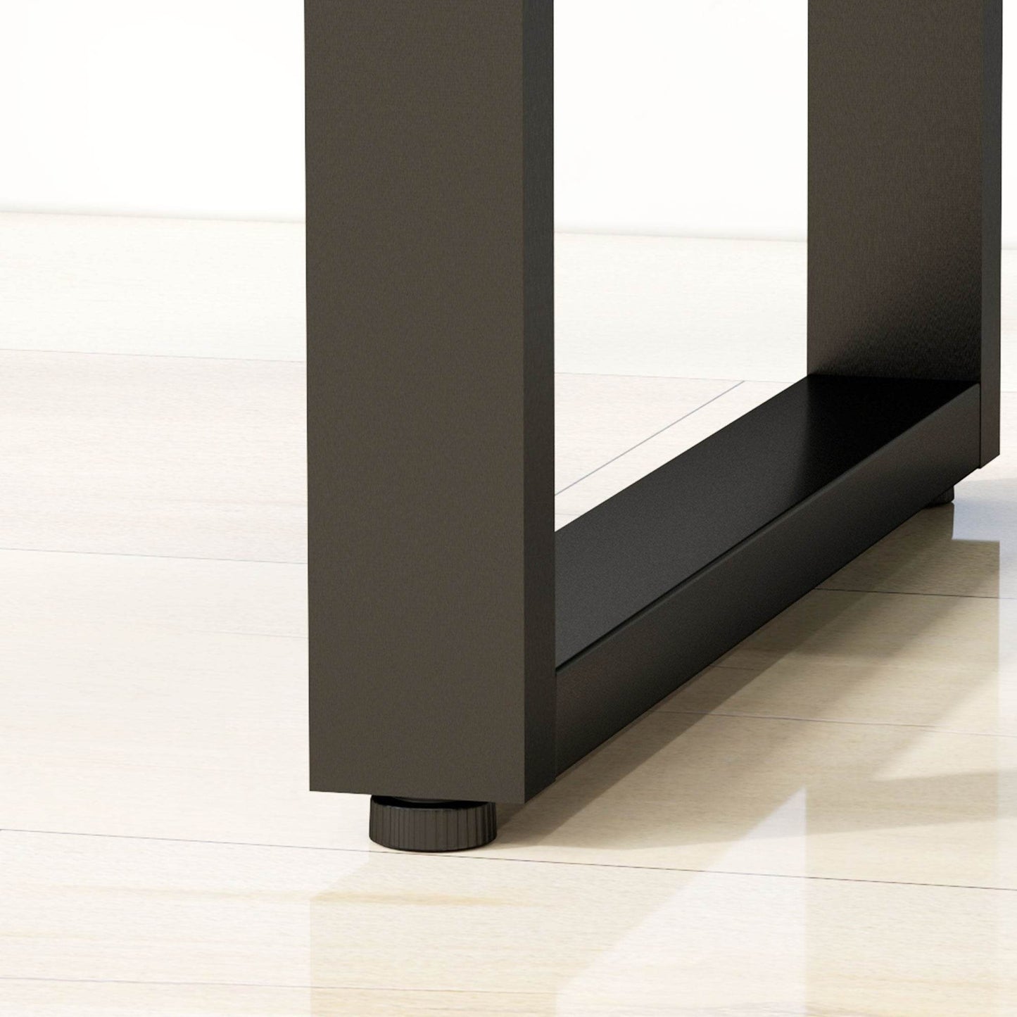 Rustic Brown HOMCOM Rattan Drawer Nightstand with Steel Legs for Bedroom and Living Room - ALL4U RETAILER LTD