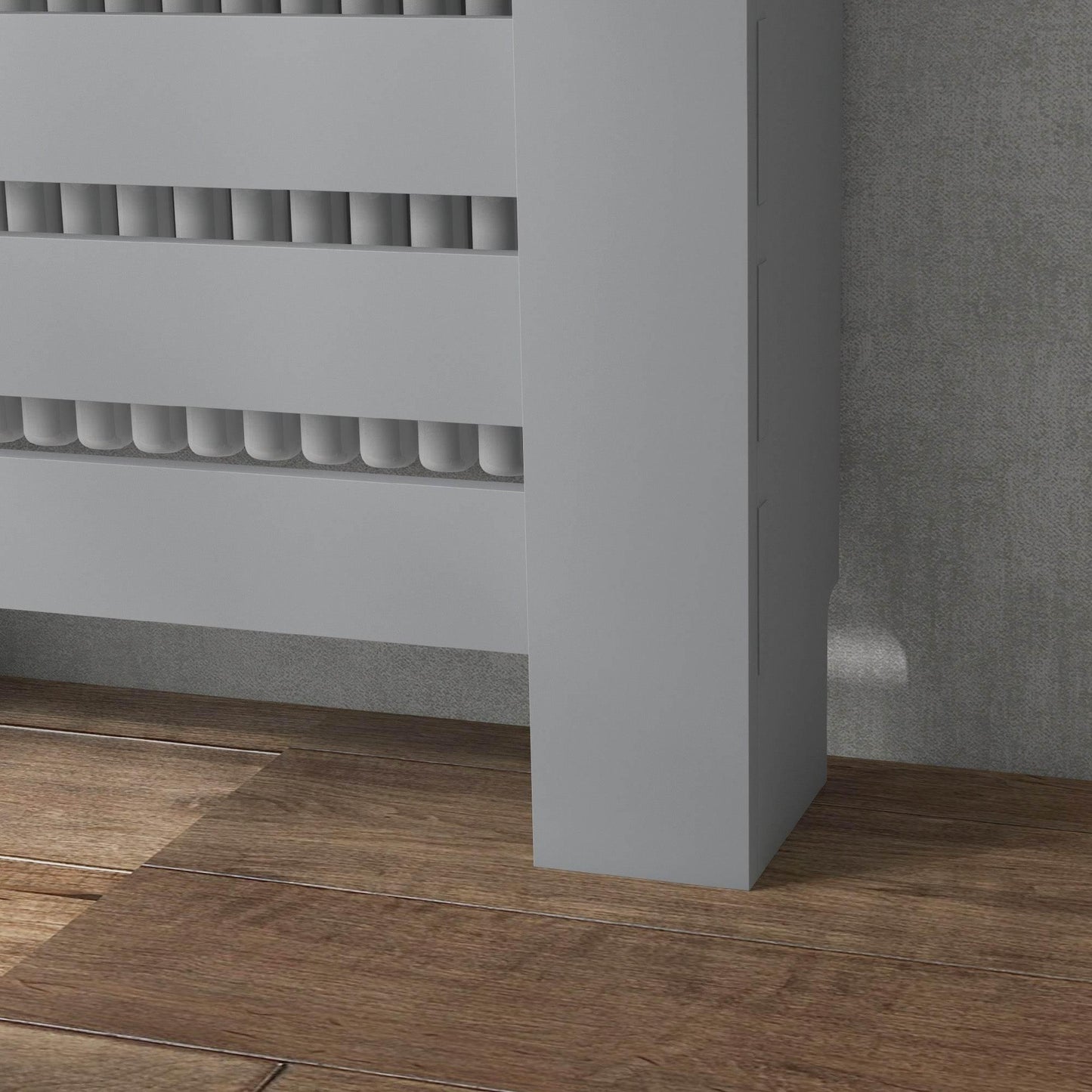Slim Grey Radiator Cover with Top Drawer - 95.5H x 78Wcm - ALL4U RETAILER LTD