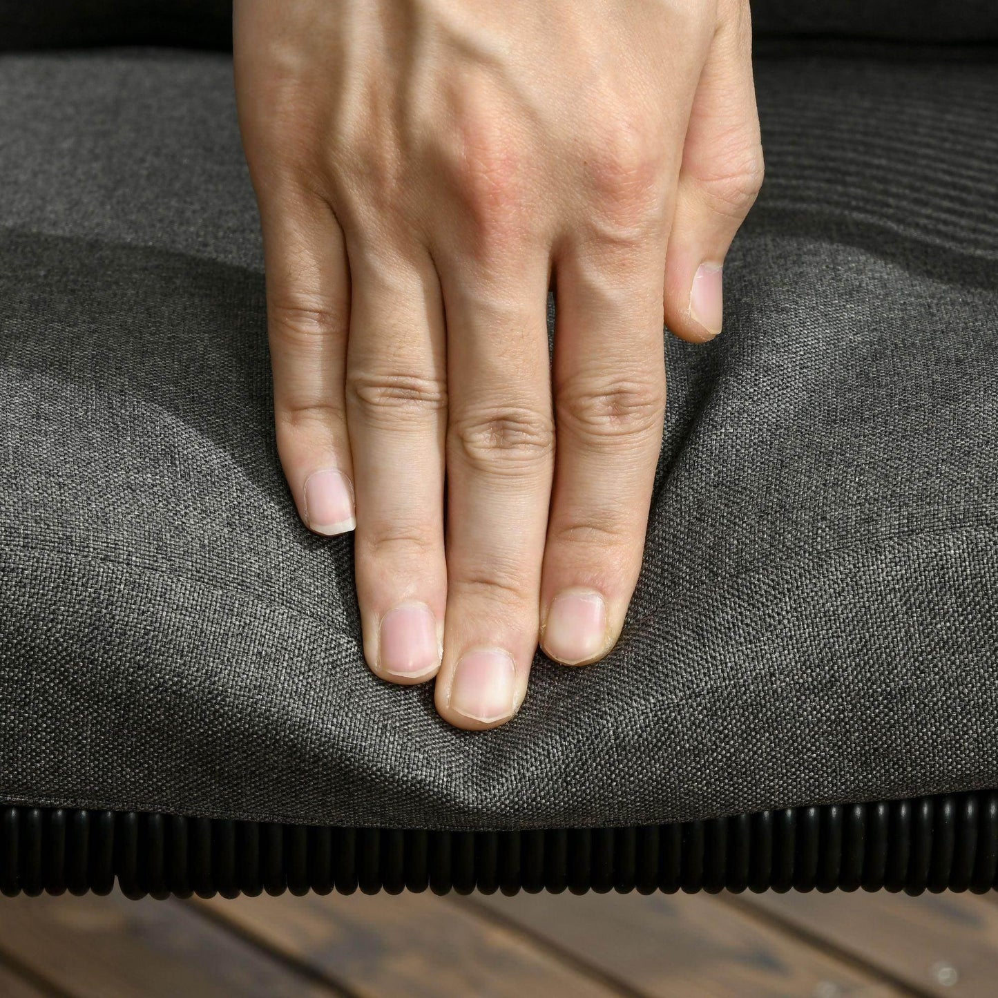 Outsunny Rattan Dining Set, Rattan Cube Dining Sets w/ Space-saving Design - ALL4U RETAILER LTD