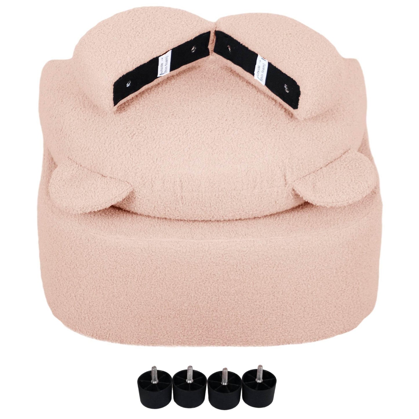 AIYAPLAY Adorable Pink Bear-Shaped Kids Armchair for Toddlers, Perfect for Playrooms and Bedrooms, Ages 18 Months to 3 Years - ALL4U RETAILER LTD