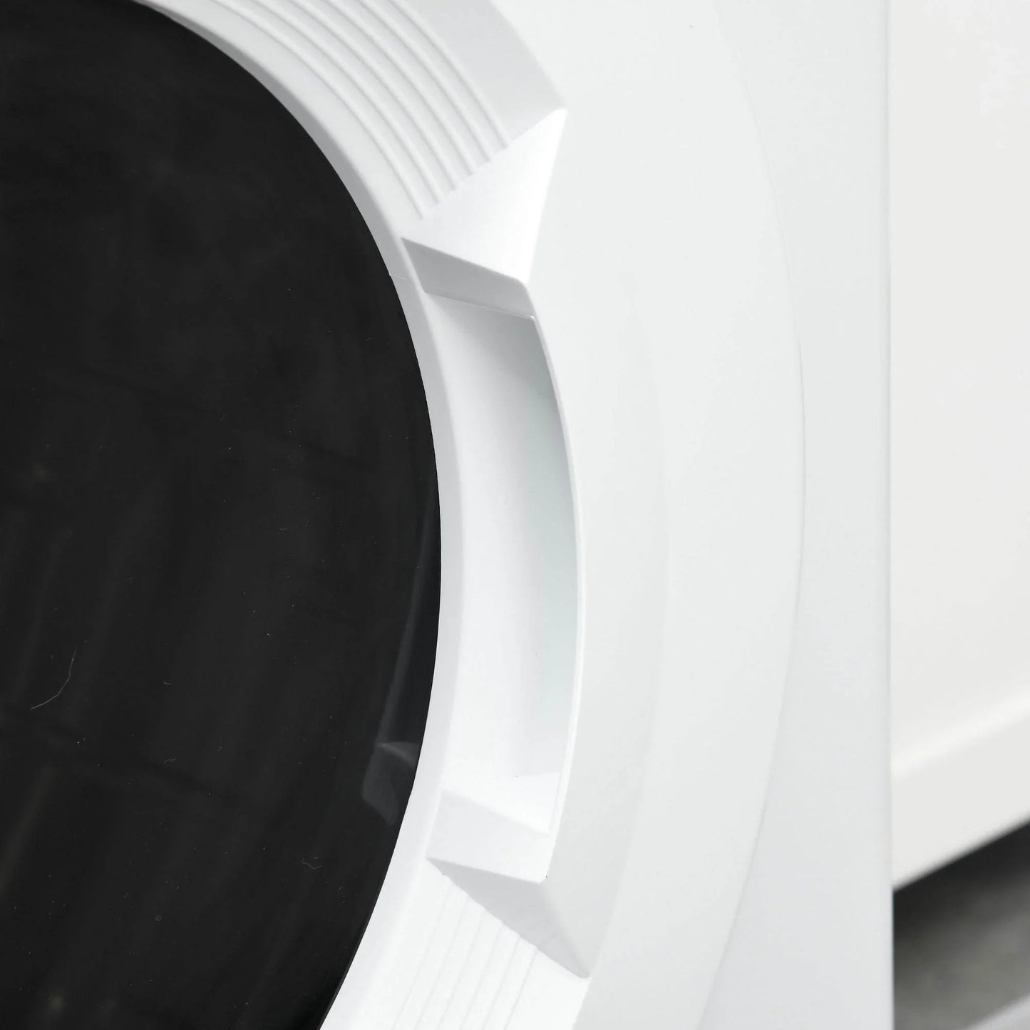 HOMCOM Compact 6kg Tumble Dryer - Wall Mountable, Stackable & Portable with 7 Drying Modes, White - ALL4U RETAILER LTD